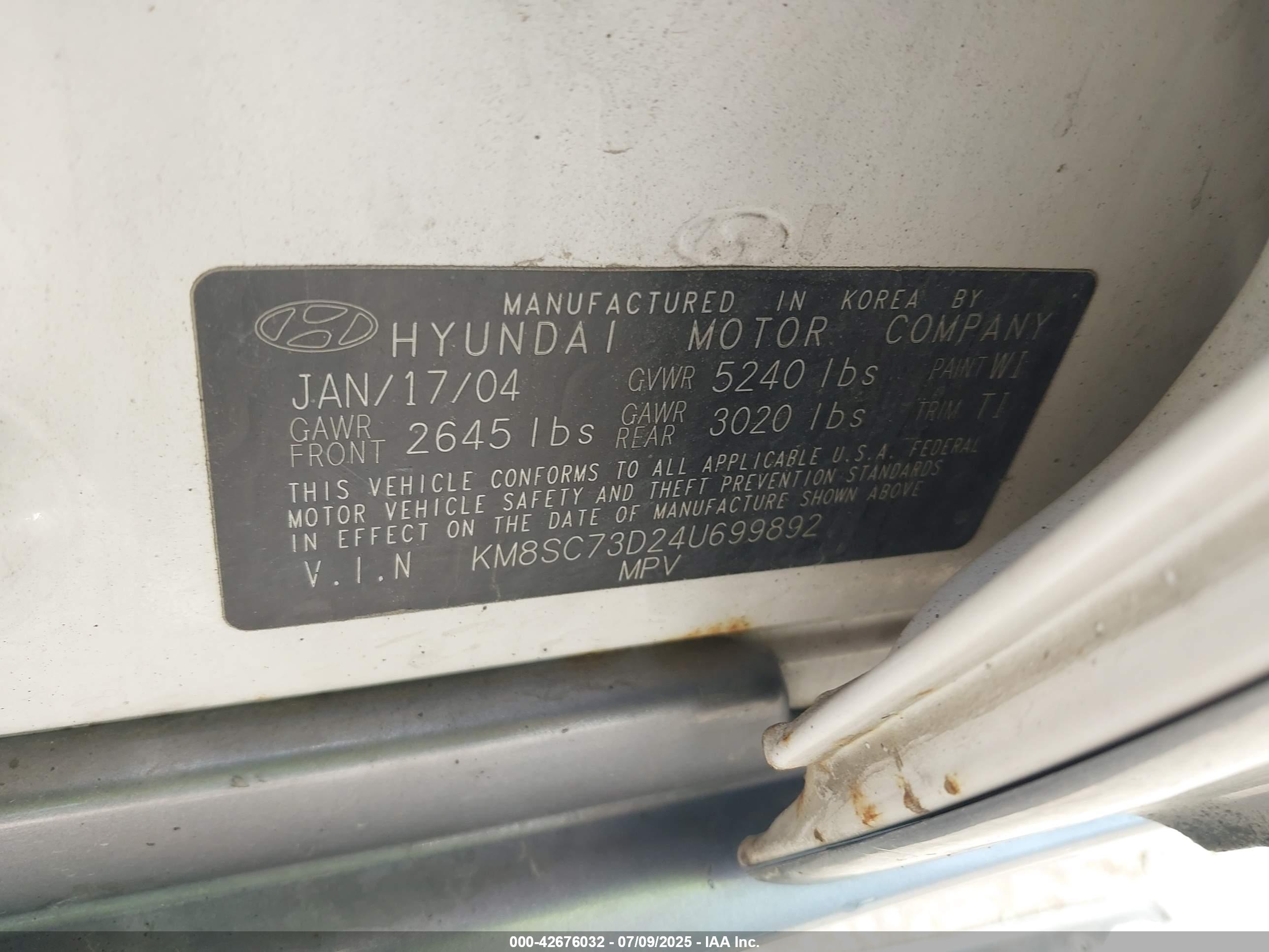 HYUNDAI SANTA image 9
