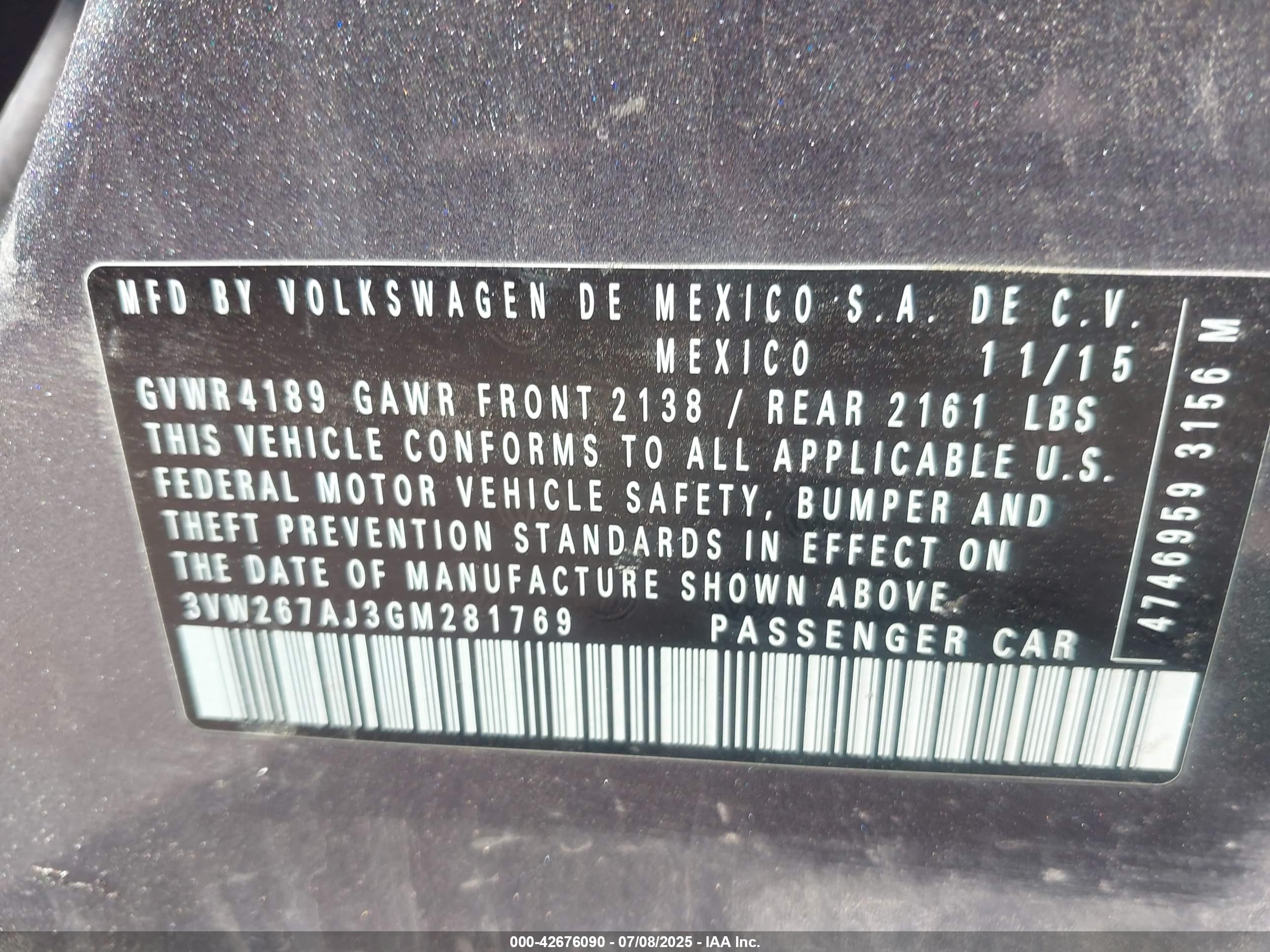 VOLKSWAGEN JETTA image 9