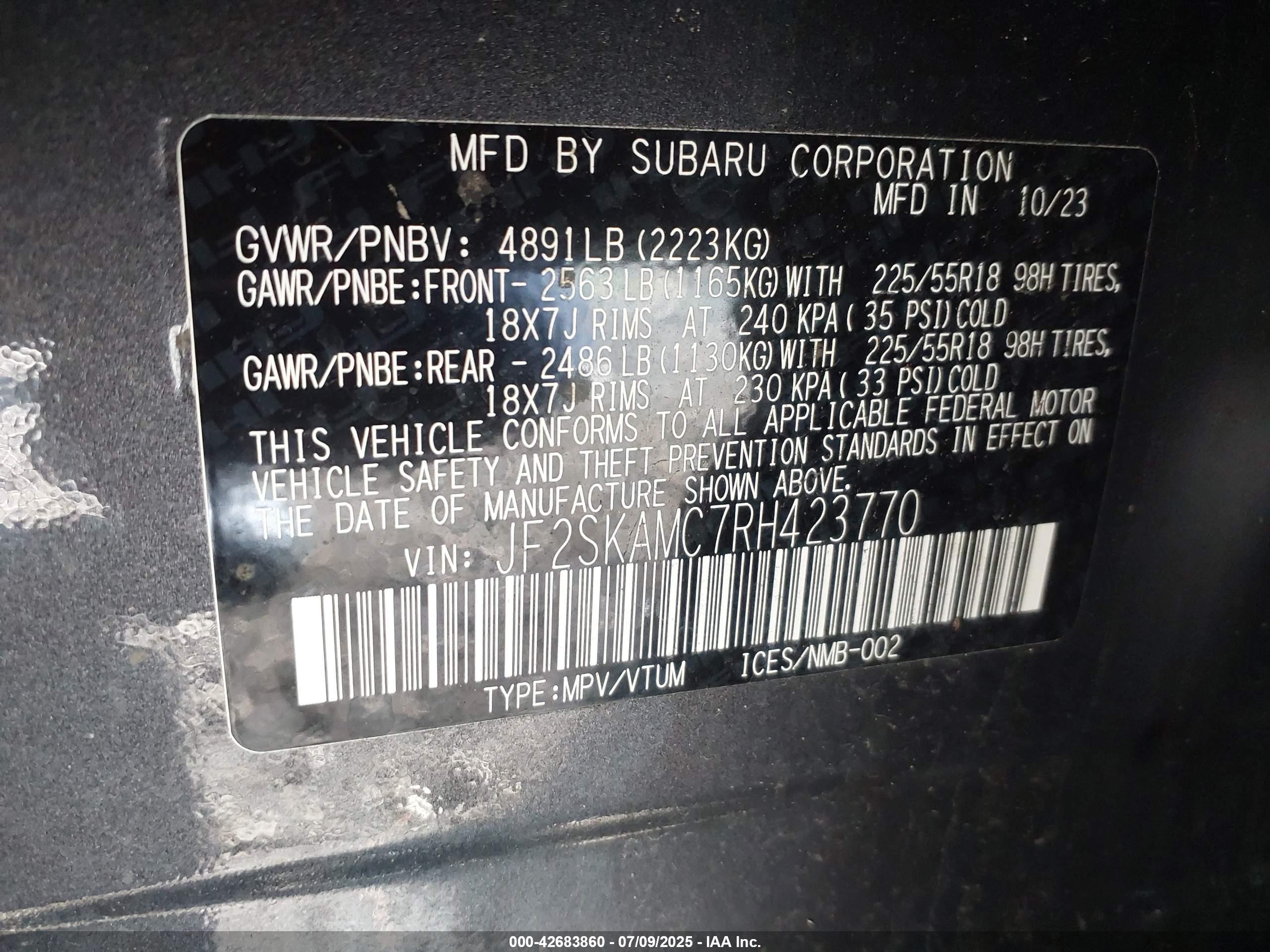 SUBARU FORESTER image 9
