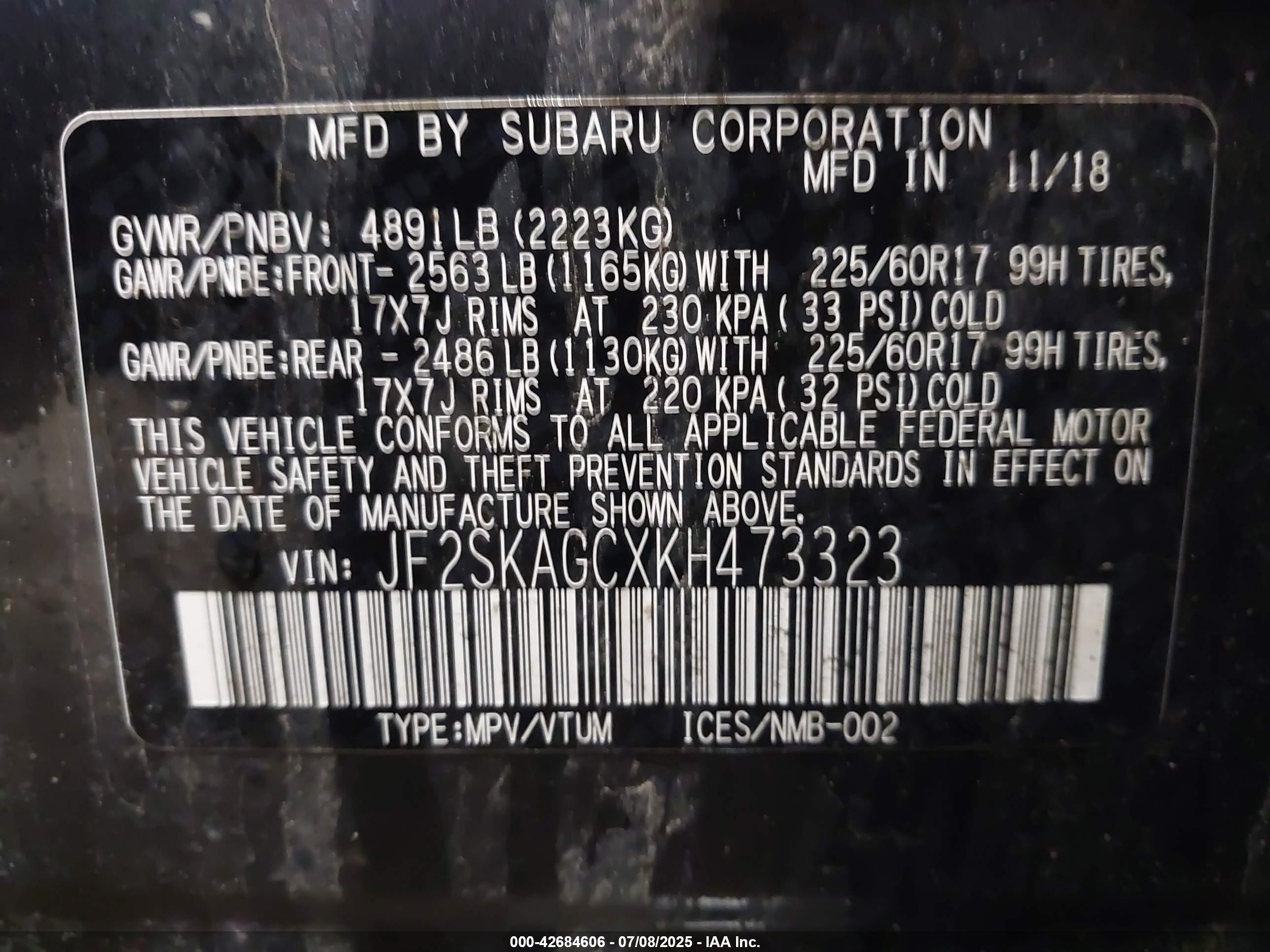 SUBARU FORESTER image 9