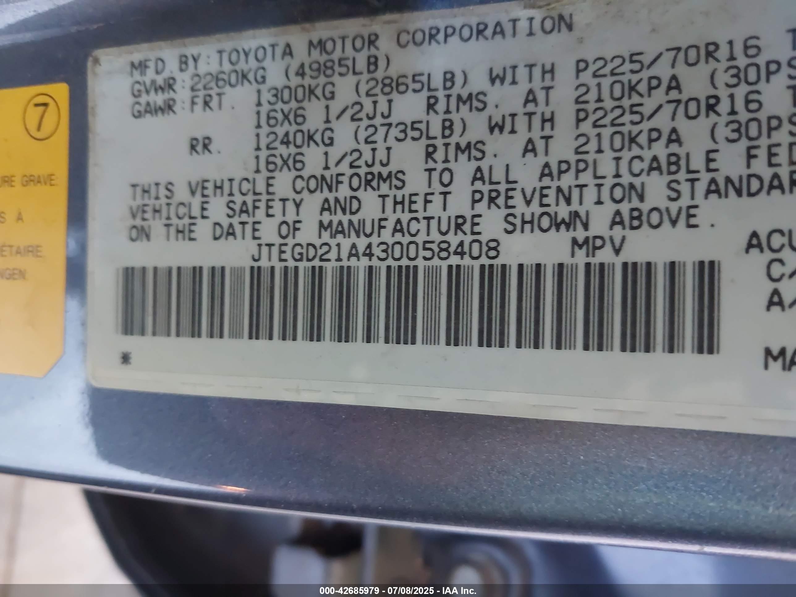 TOYOTA HIGHLANDER image 9