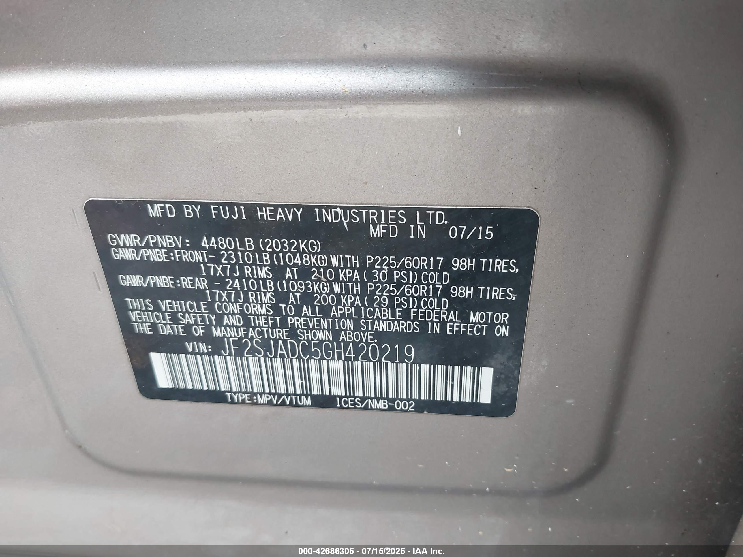 SUBARU FORESTER image 9