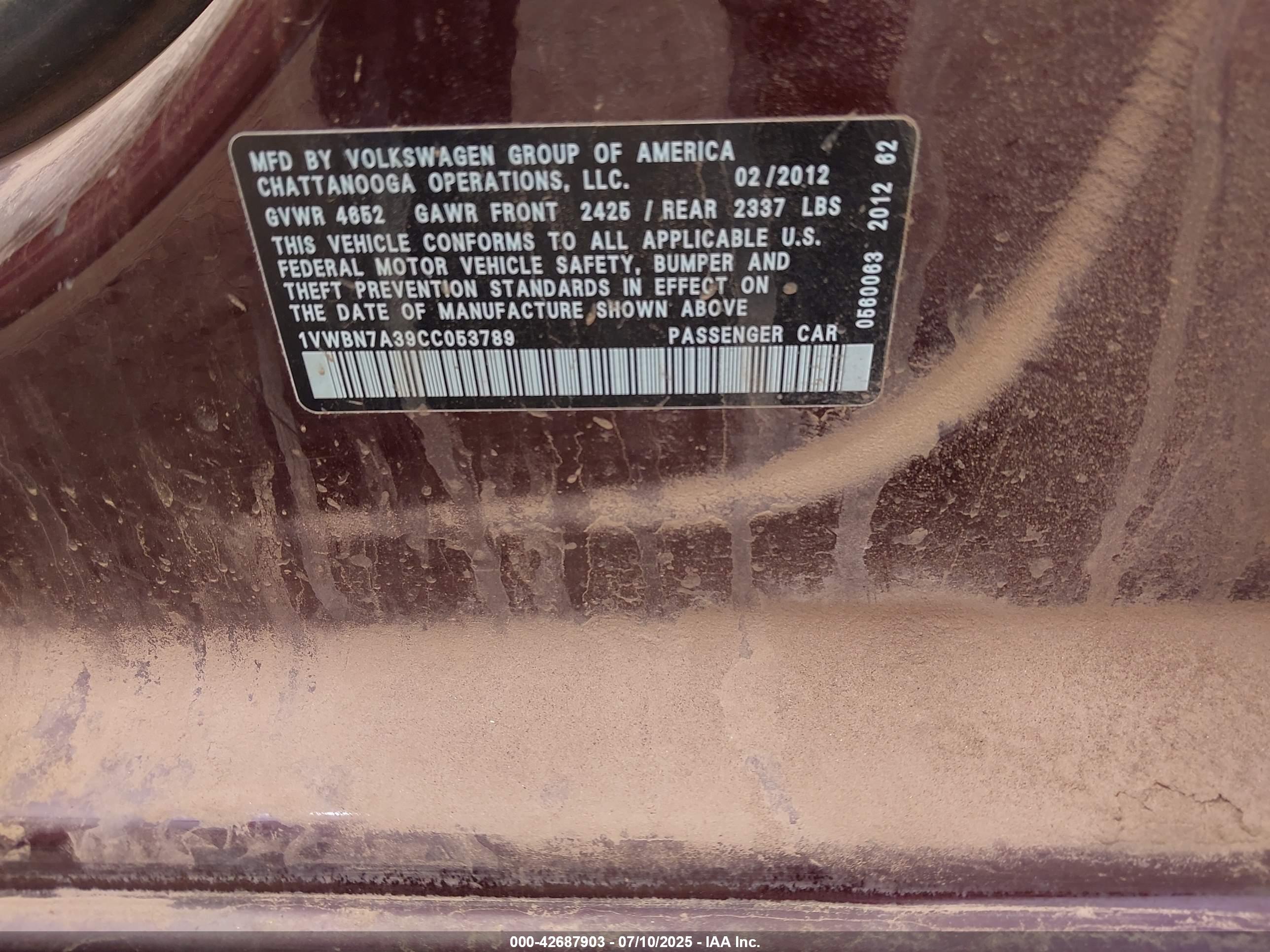 VOLKSWAGEN PASSAT image 9
