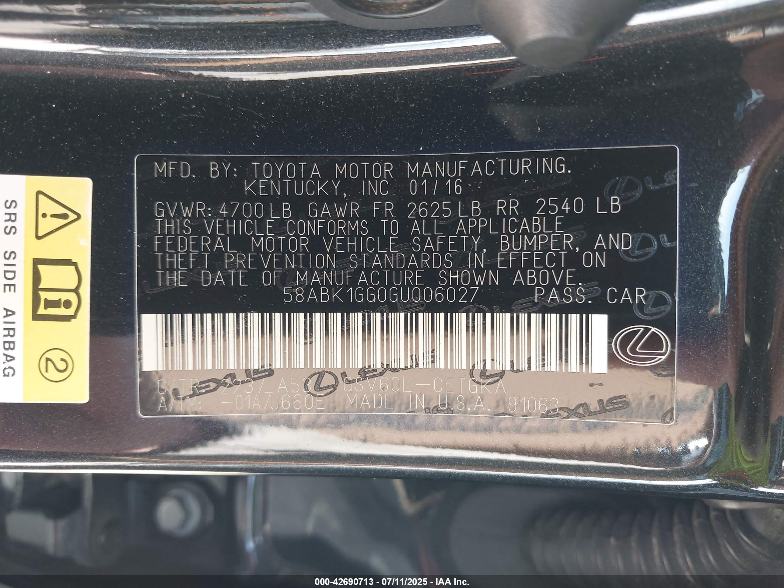 LEXUS ES image 9