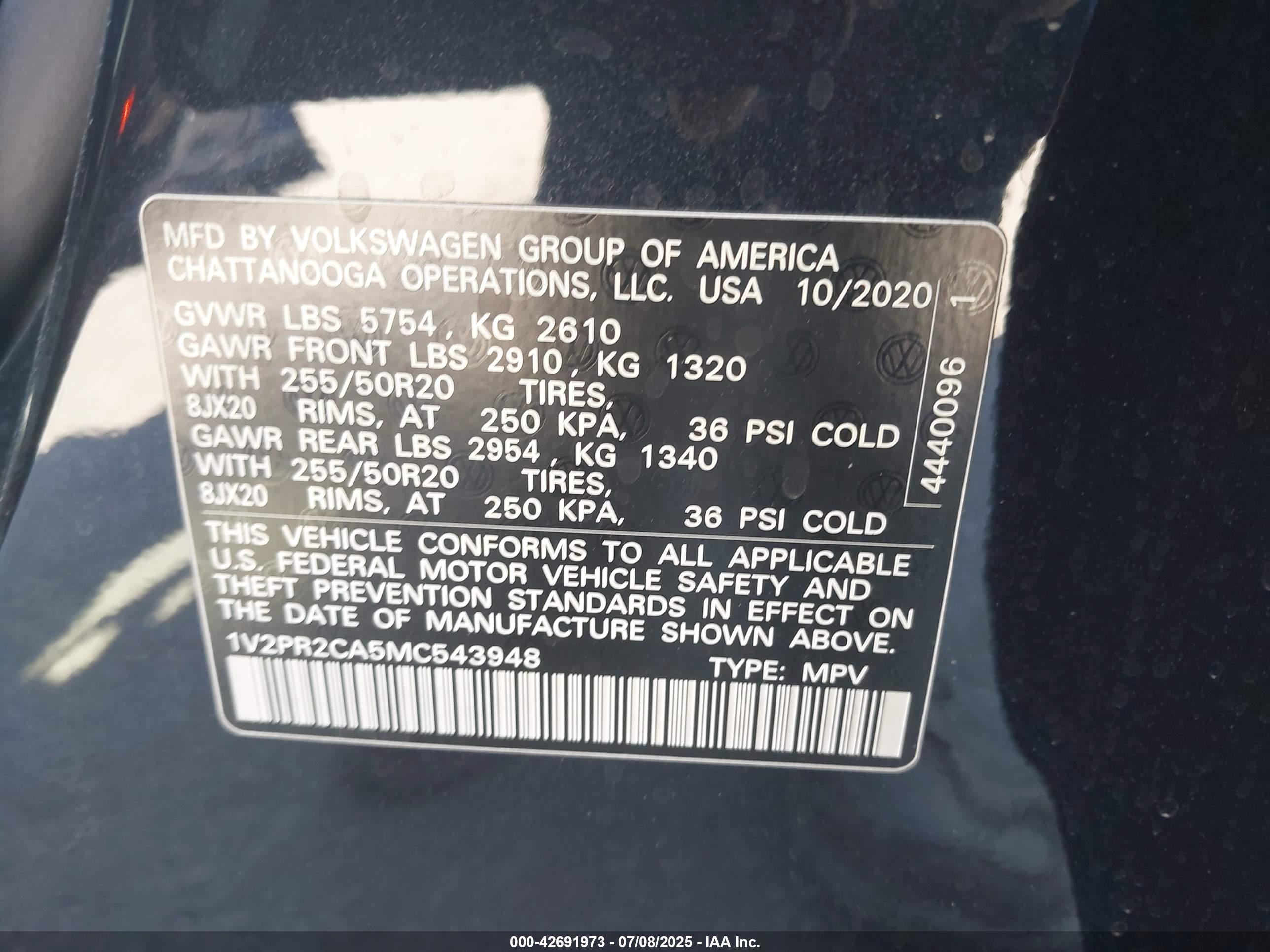VOLKSWAGEN ATLAS image 9