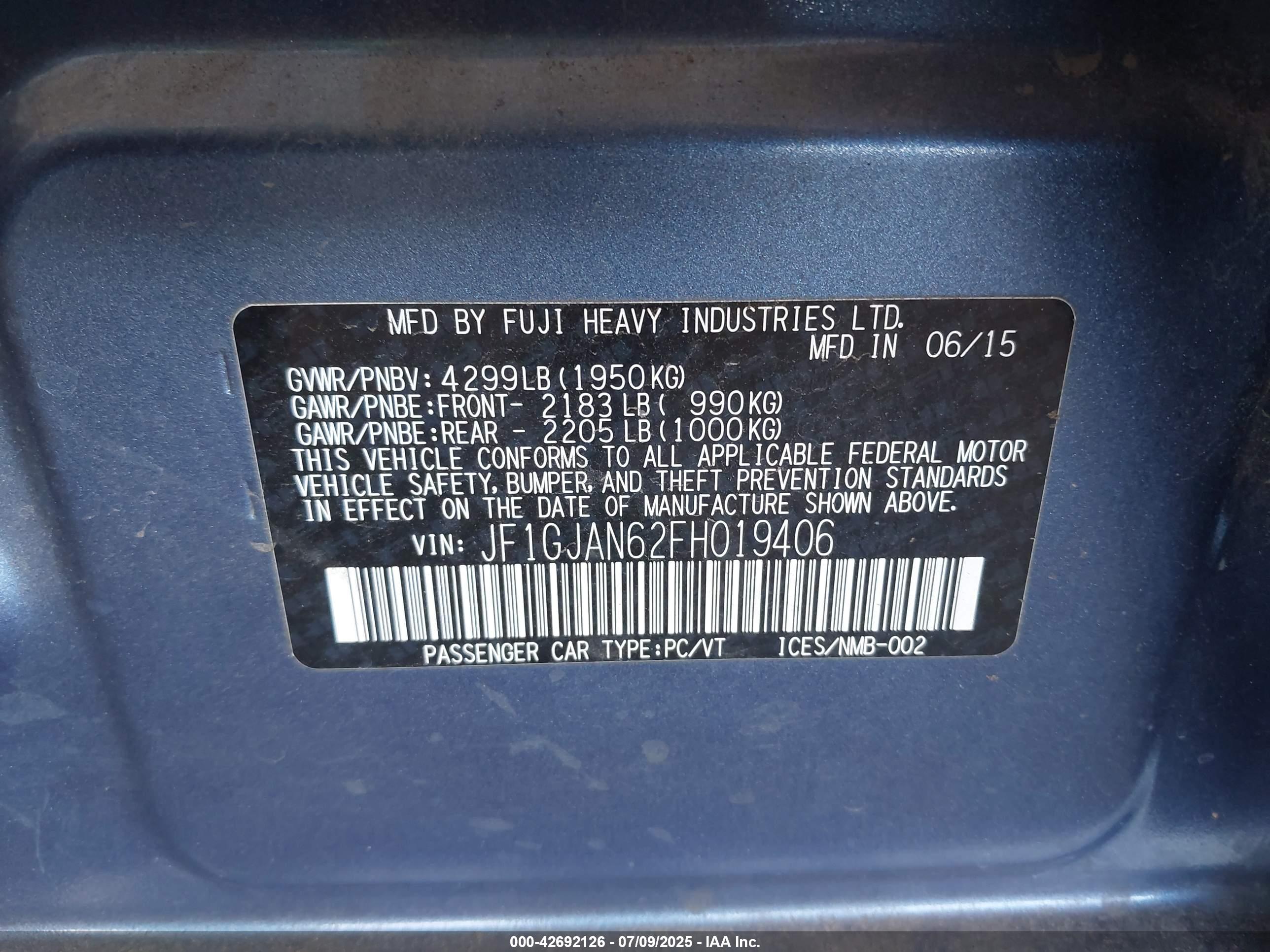 SUBARU IMPREZA image 9