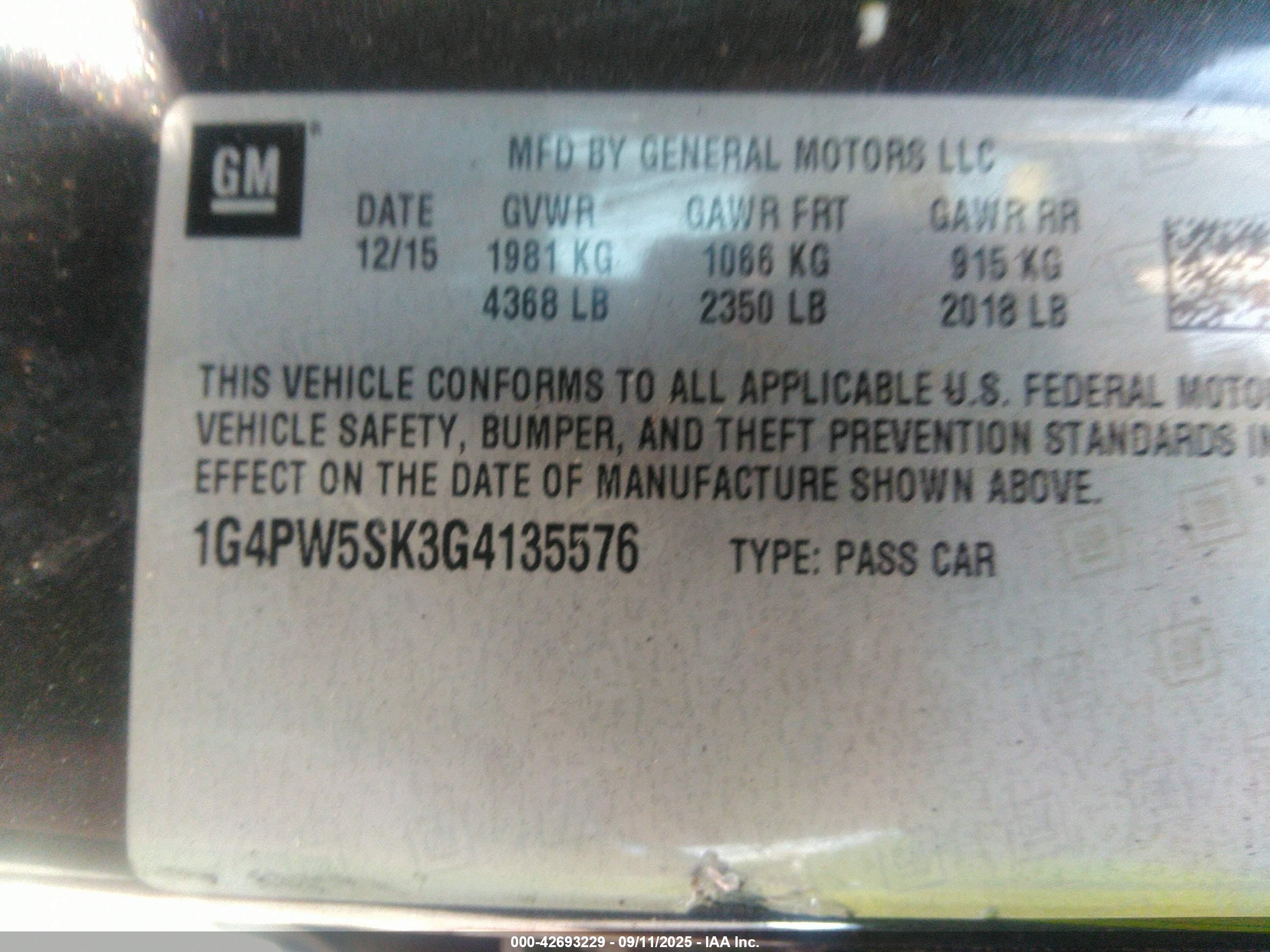 BUICK VERANO image 9