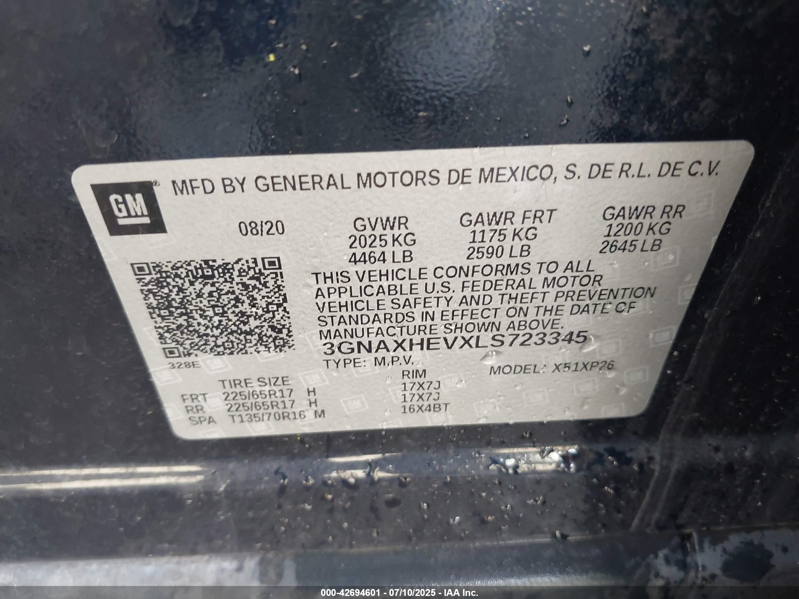 CHEVROLET EQUINOX image 9