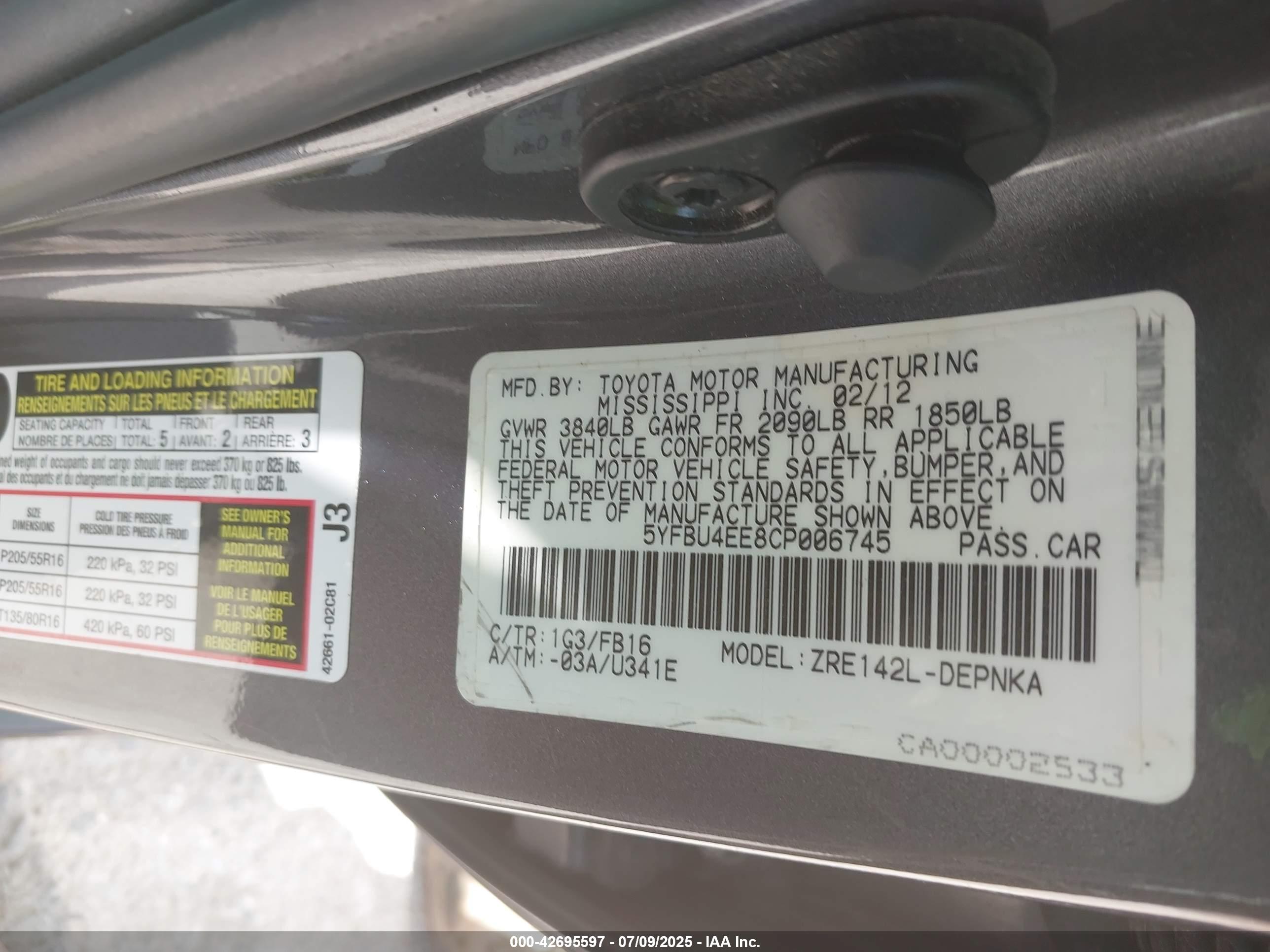 TOYOTA COROLLA image 9