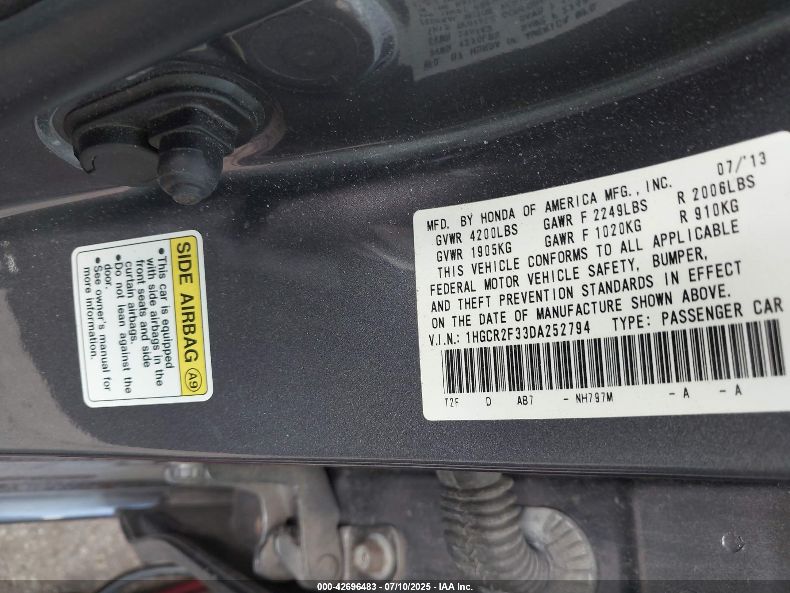 HONDA ACCORD image 9