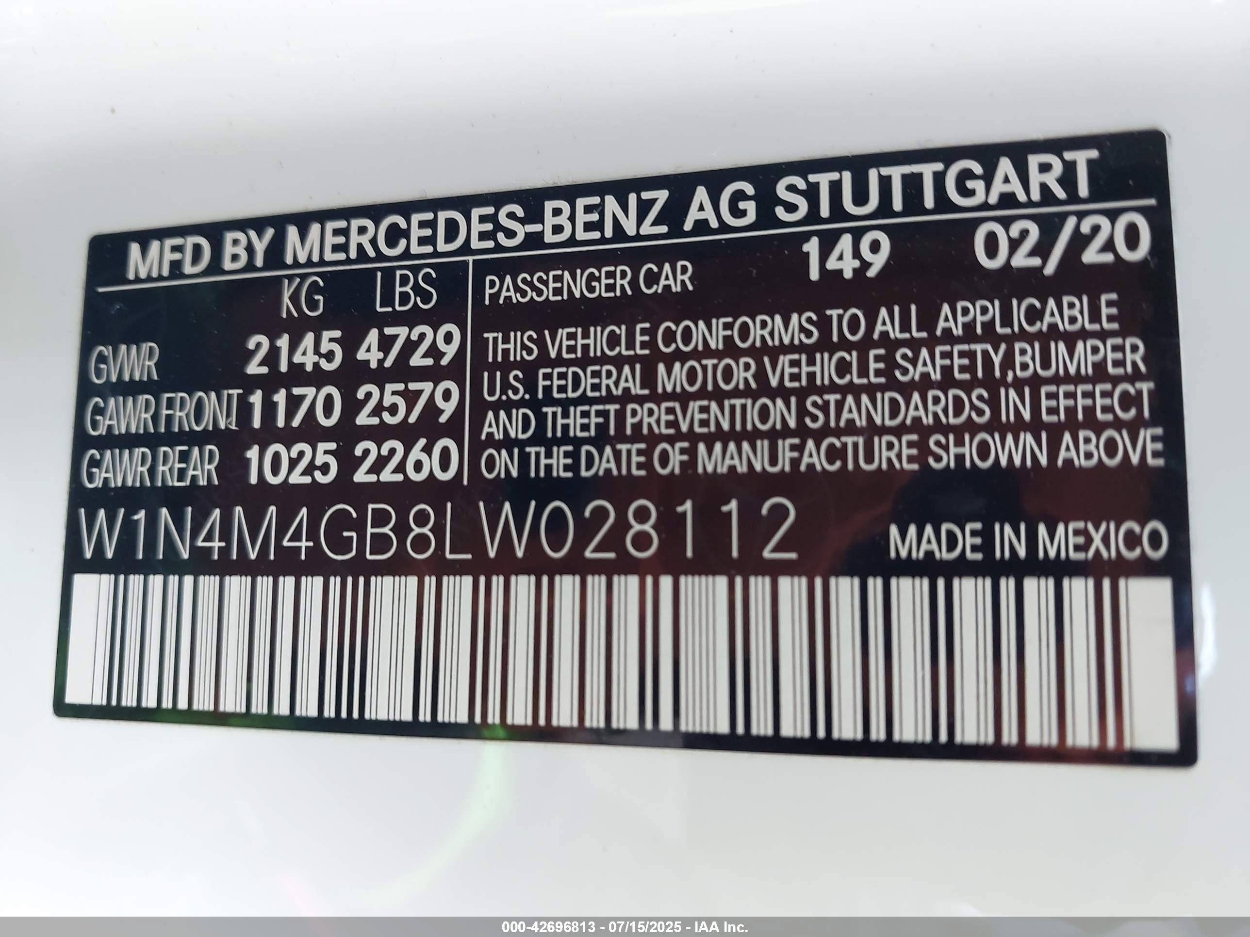 MERCEDES-BENZ GLB image 9