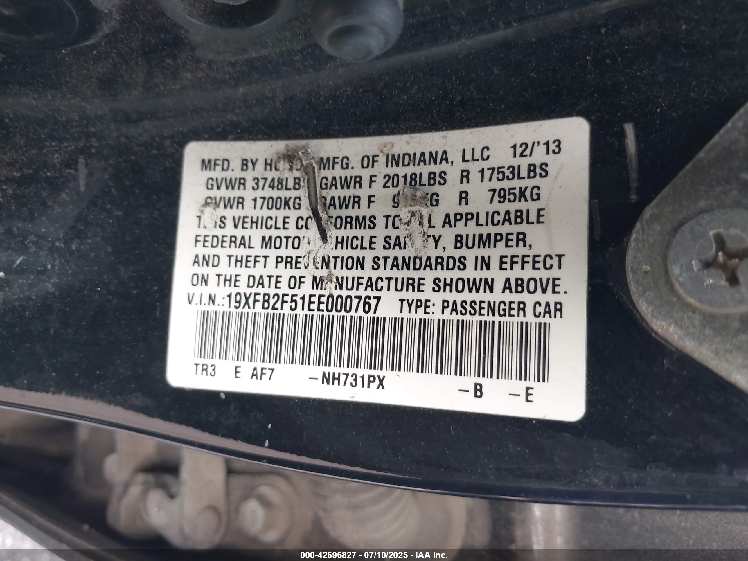HONDA CIVIC image 9