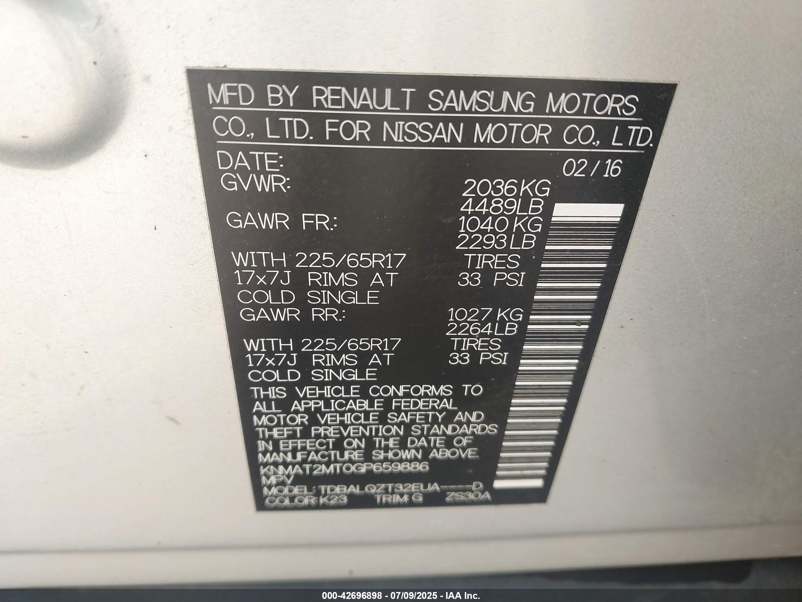 NISSAN ROGUE image 9