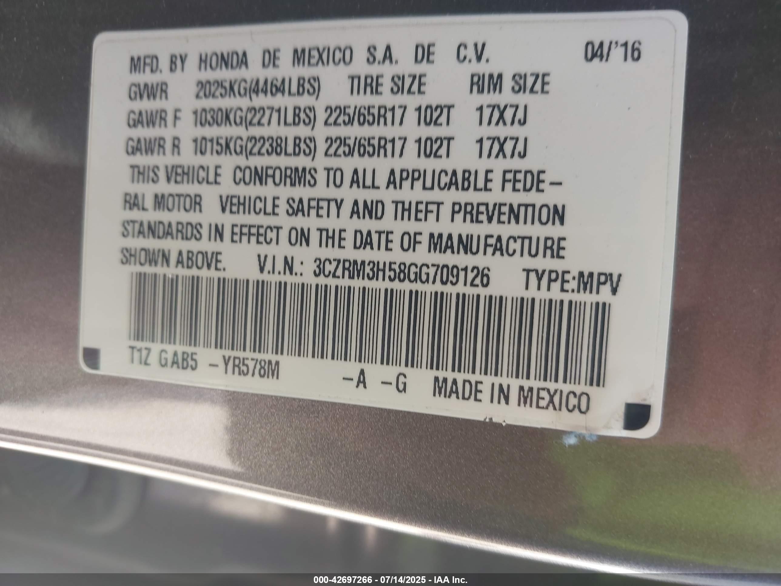 HONDA CR-V image 9