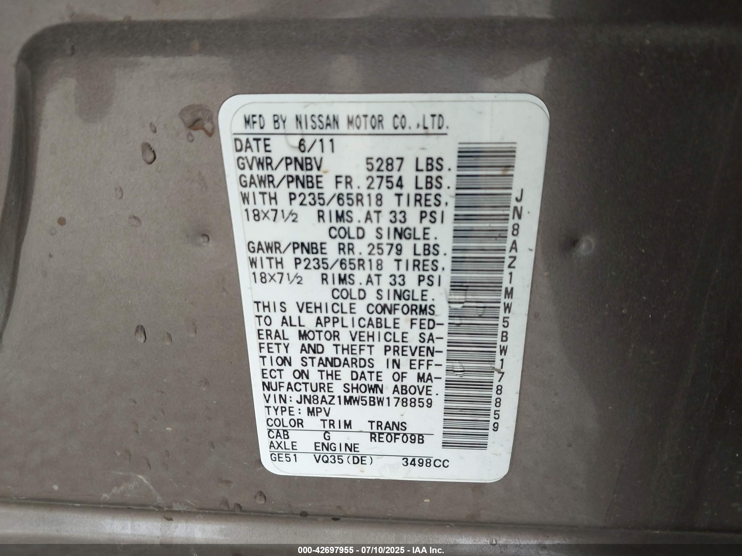 NISSAN MURANO image 9