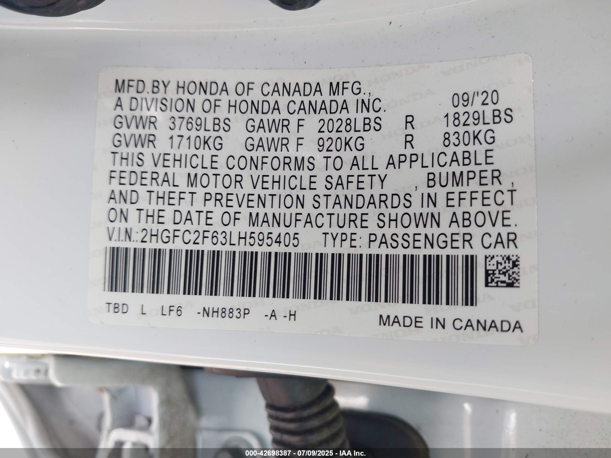 HONDA CIVIC image 9