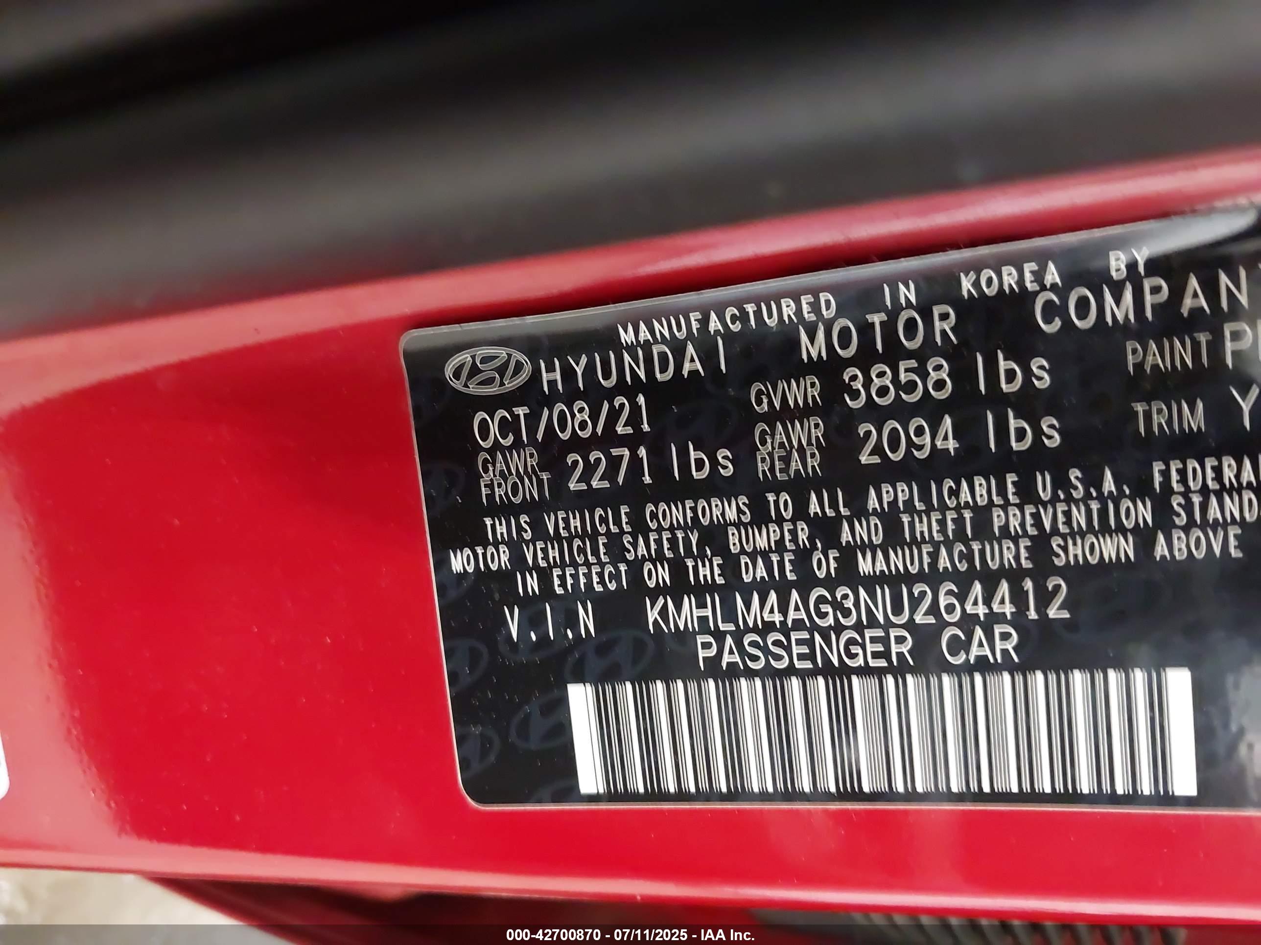 HYUNDAI ELANTRA image 9