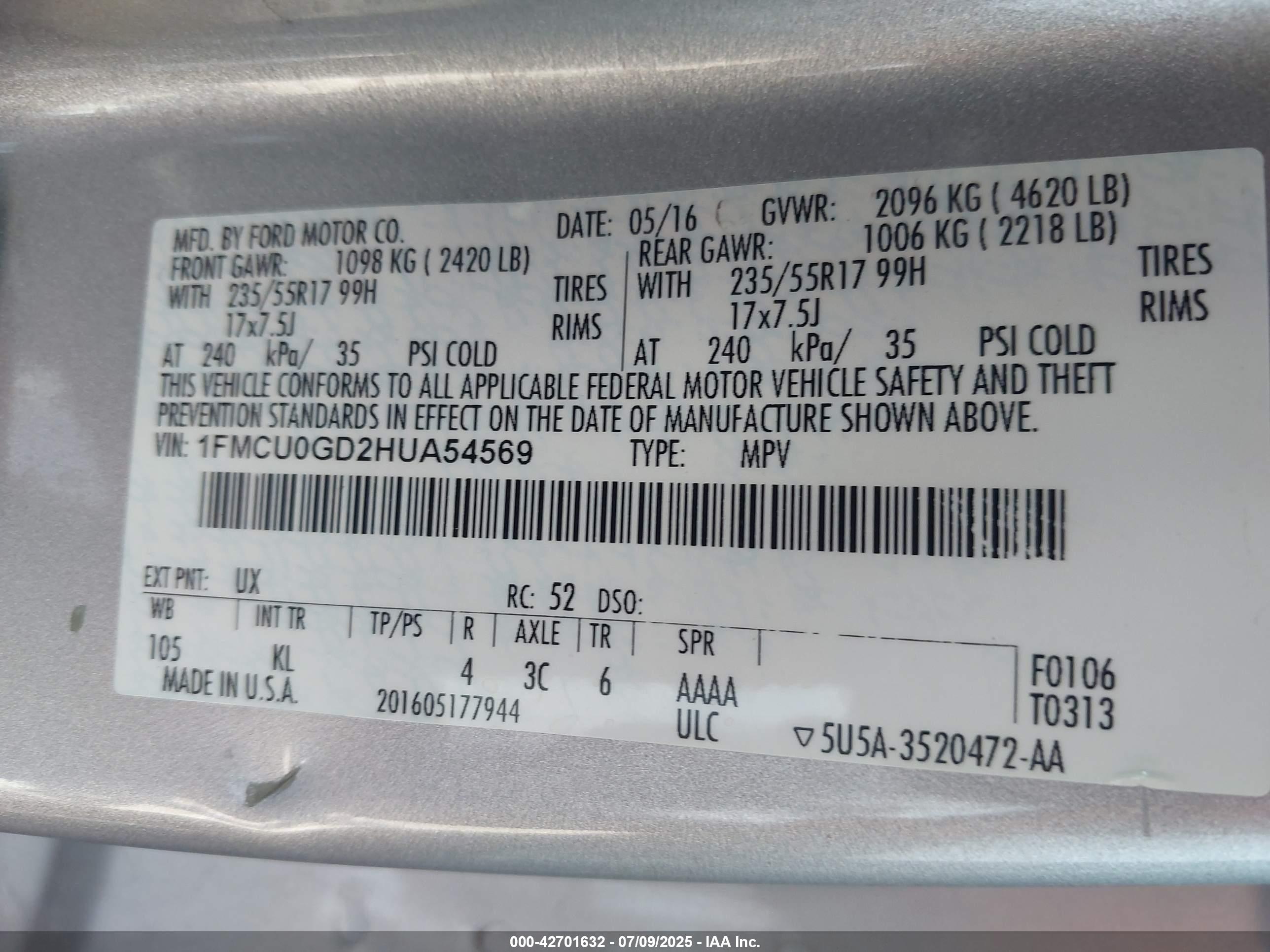 FORD ESCAPE image 9