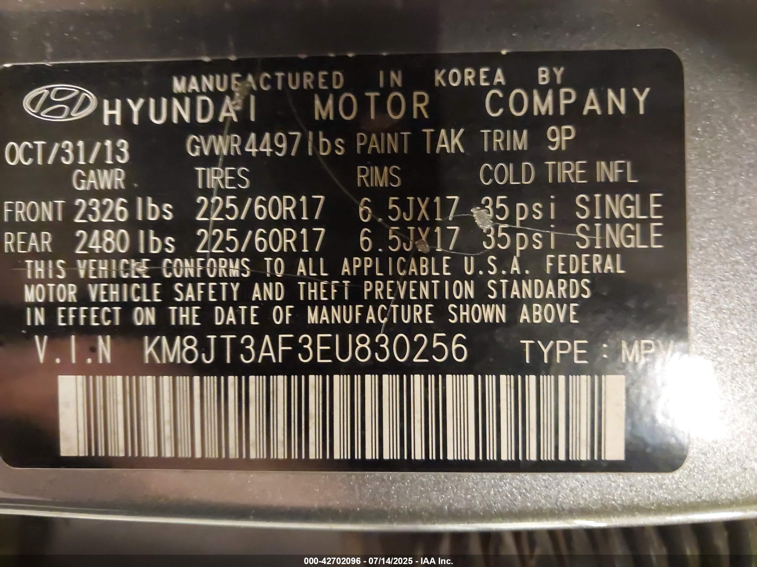 HYUNDAI TUCSON image 9