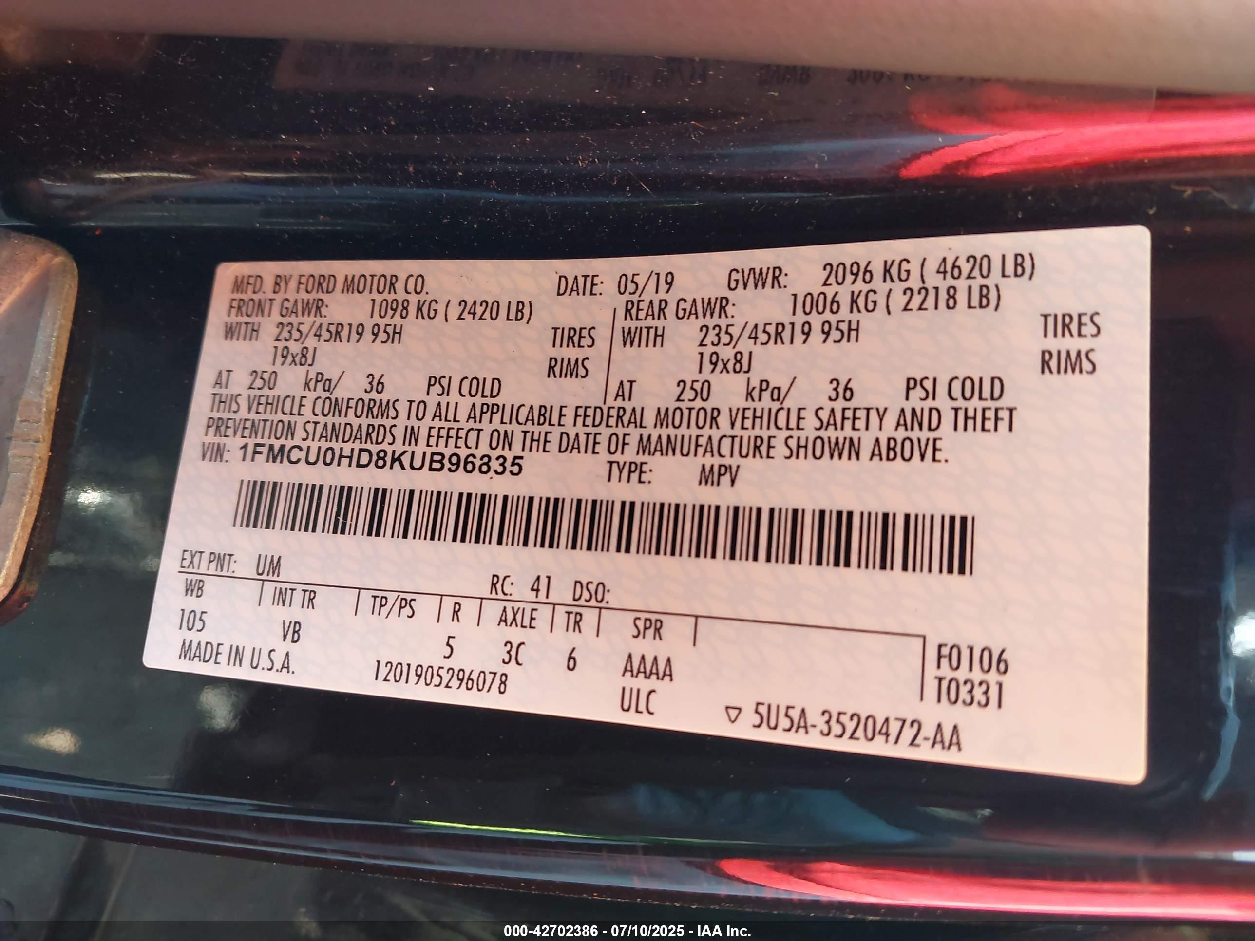 FORD ESCAPE image 9