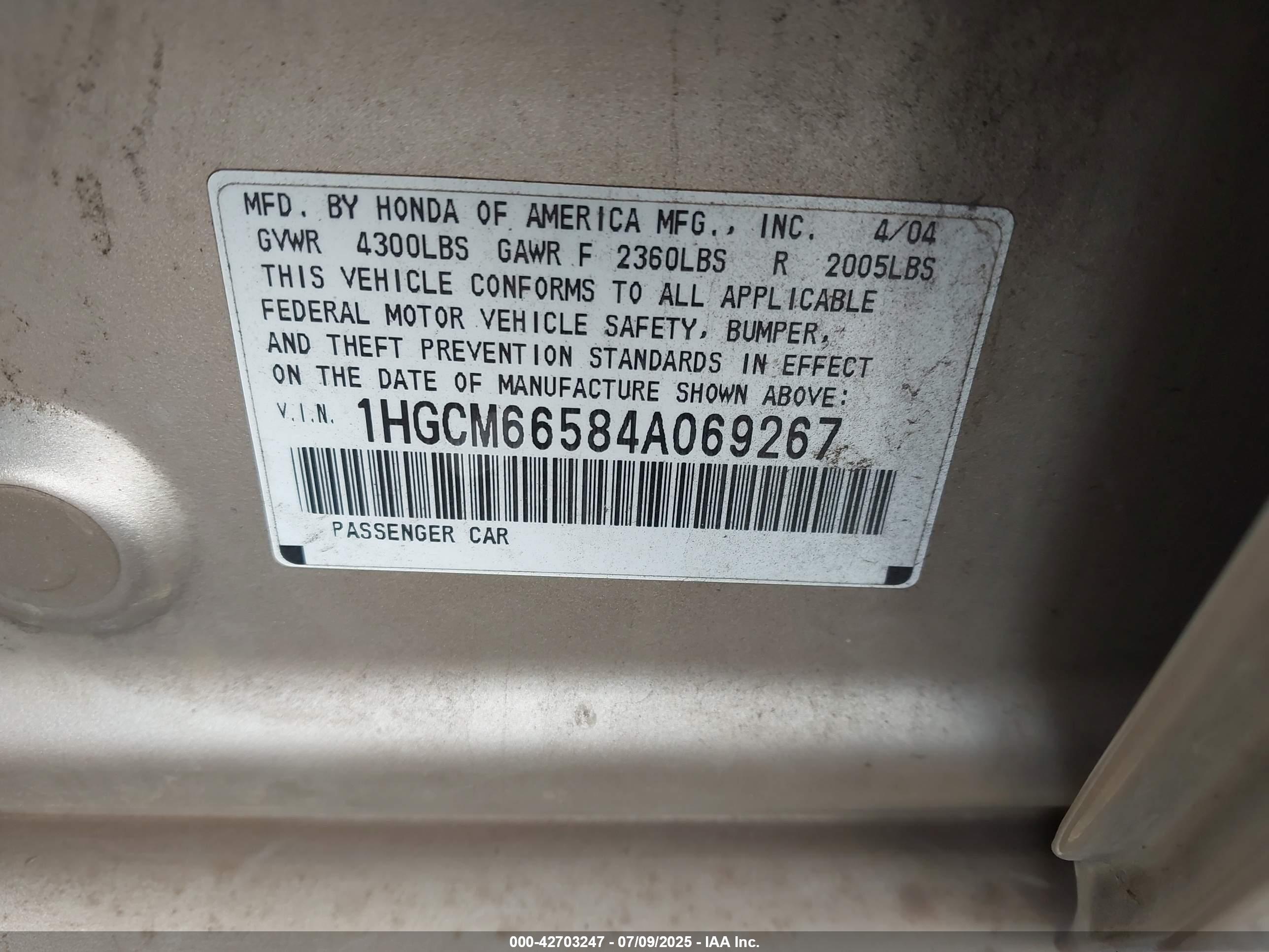 HONDA ACCORD image 9