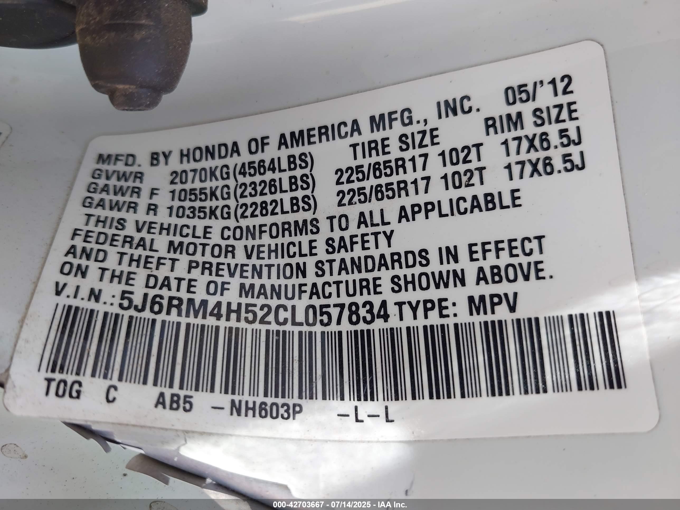 HONDA CR-V image 9