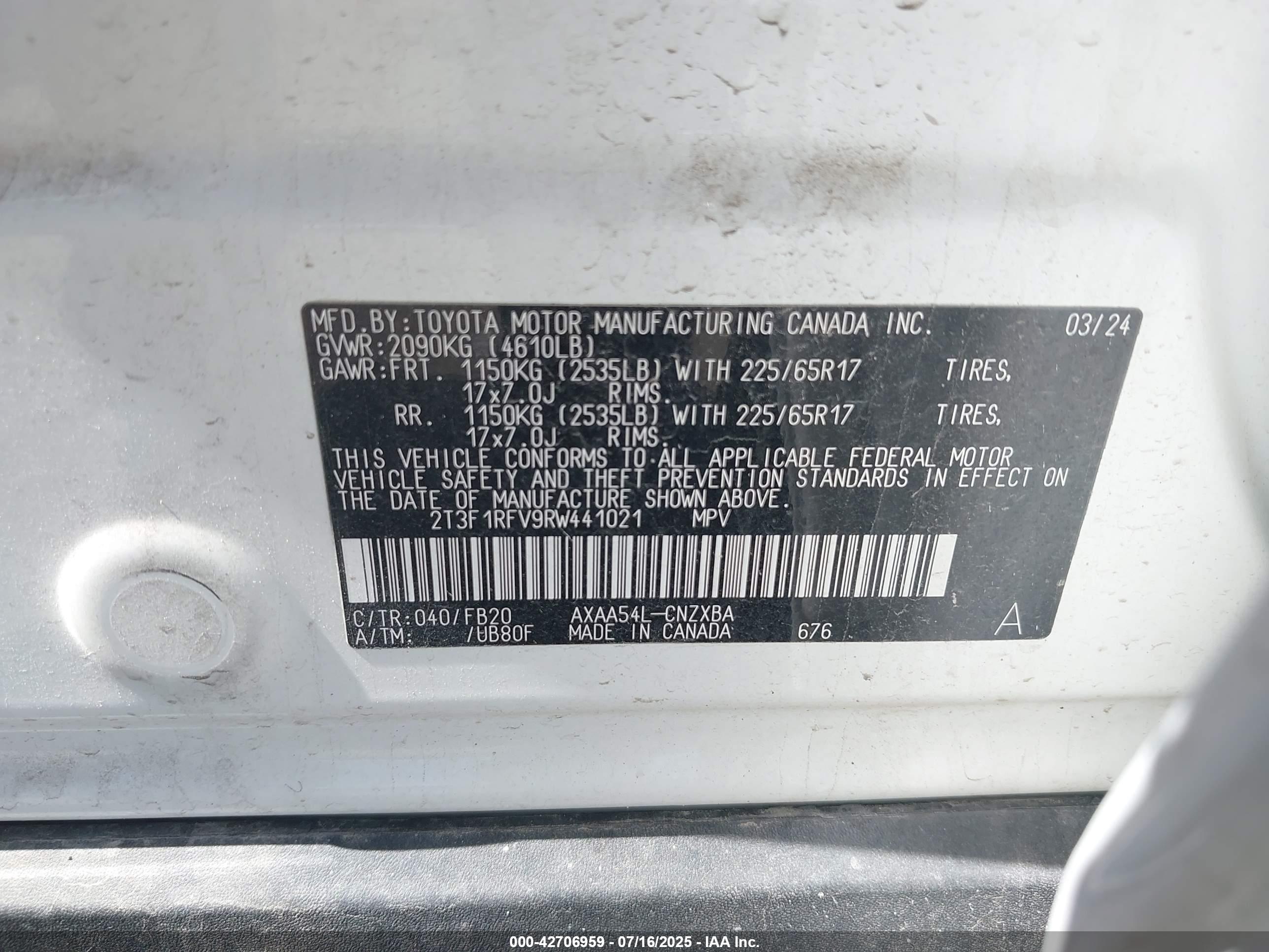 TOYOTA RAV4 image 9