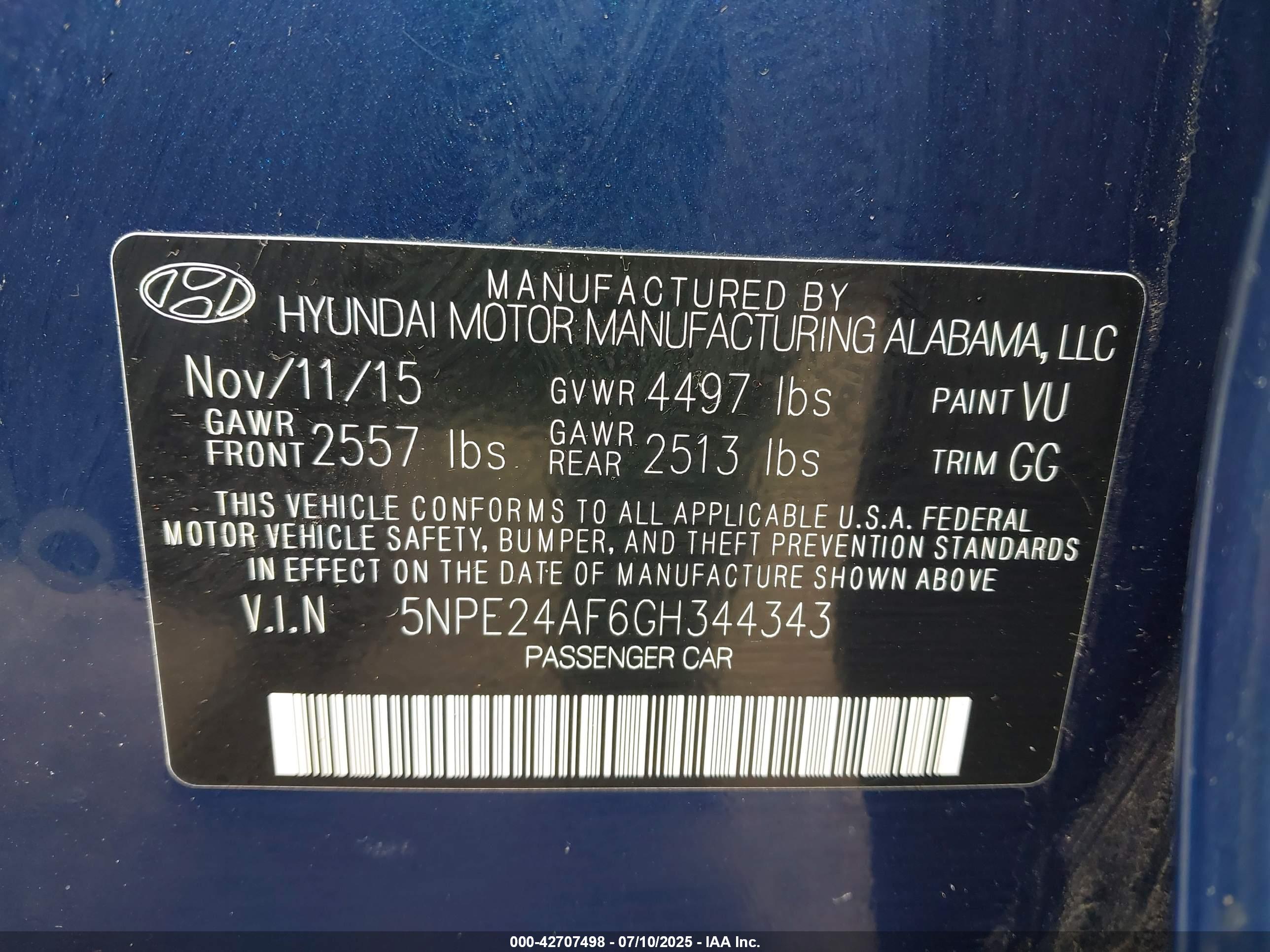 HYUNDAI SONATA image 9