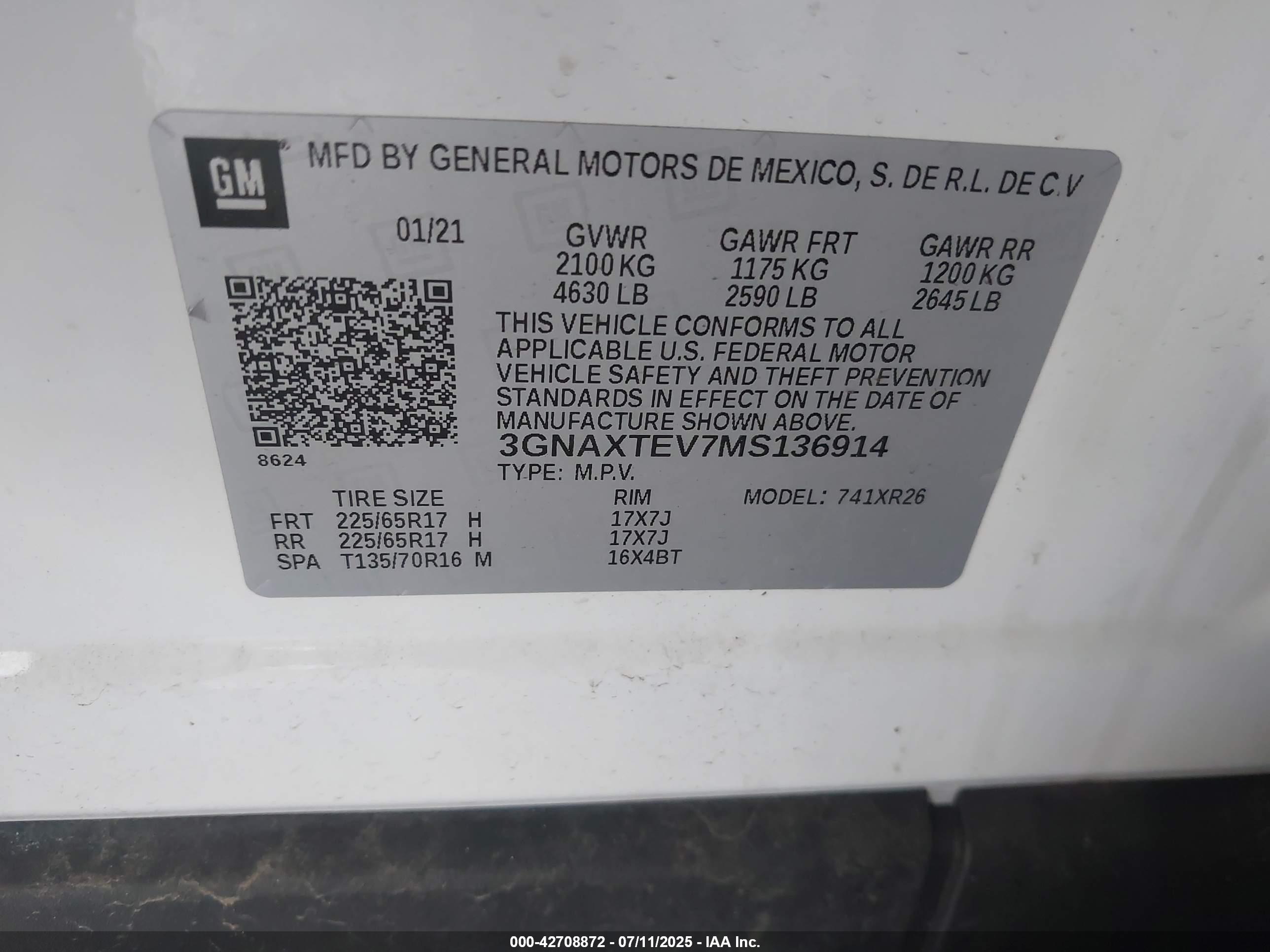 CHEVROLET EQUINOX image 9