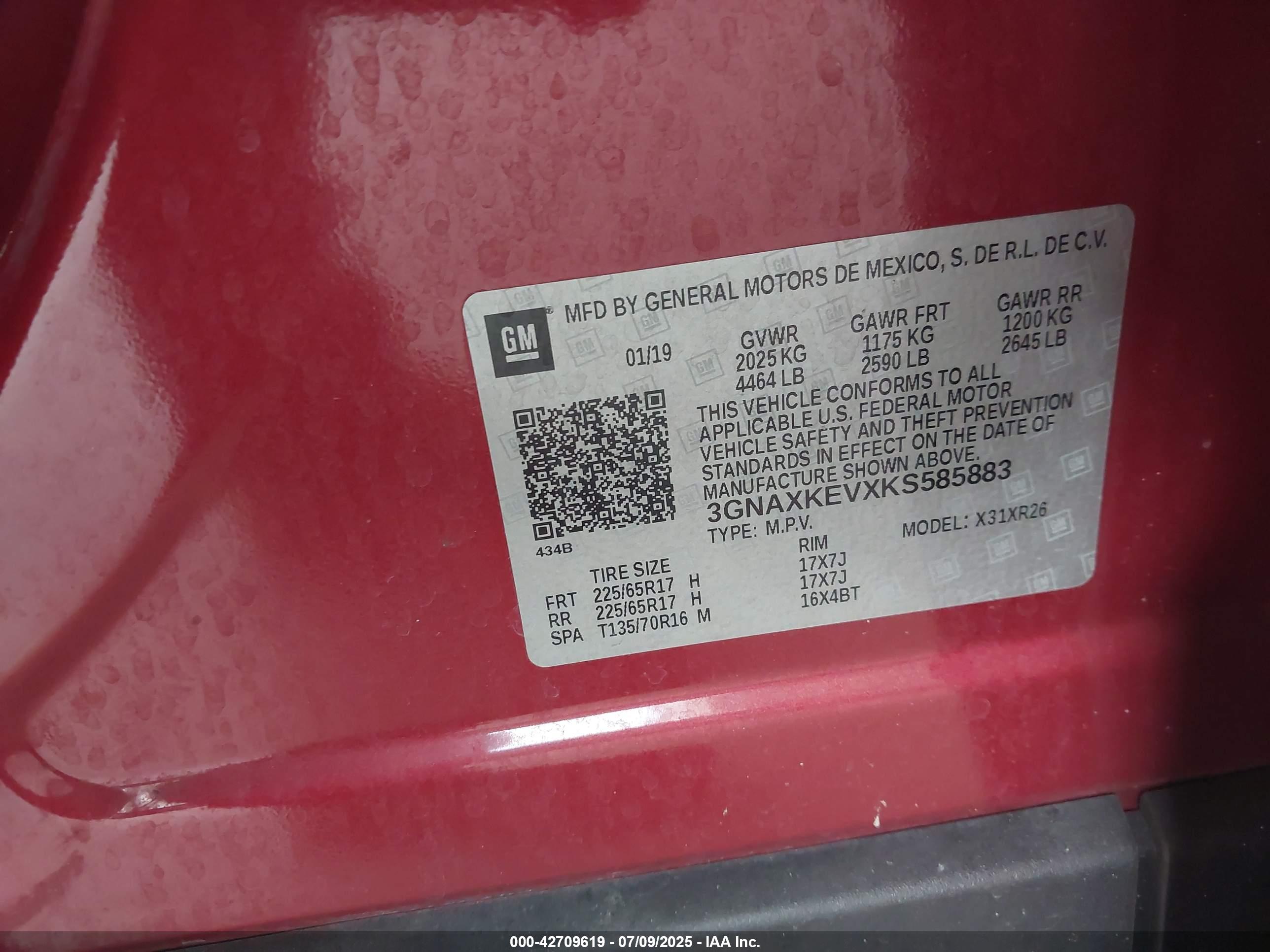 CHEVROLET EQUINOX image 9