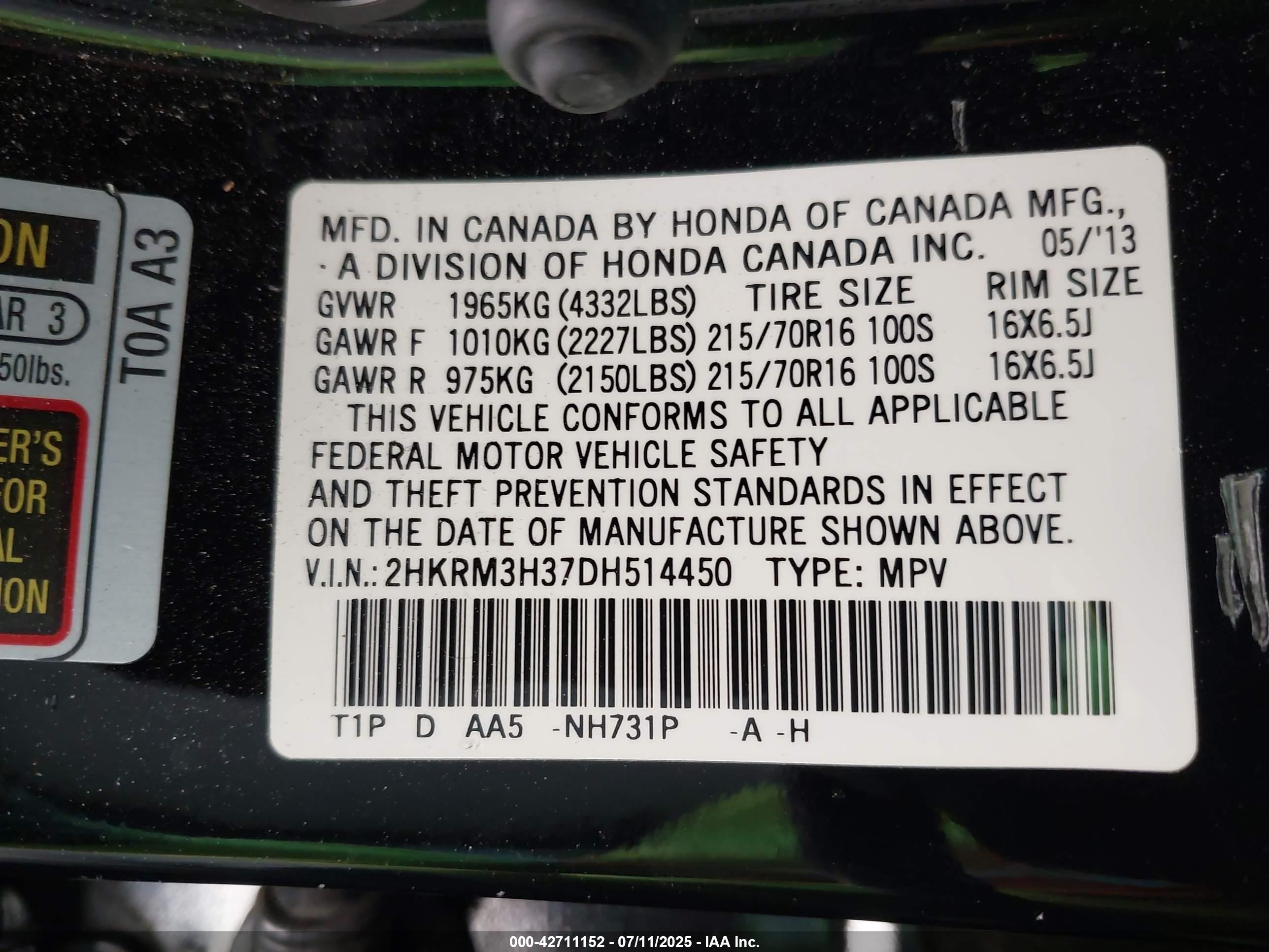 HONDA CR-V image 9