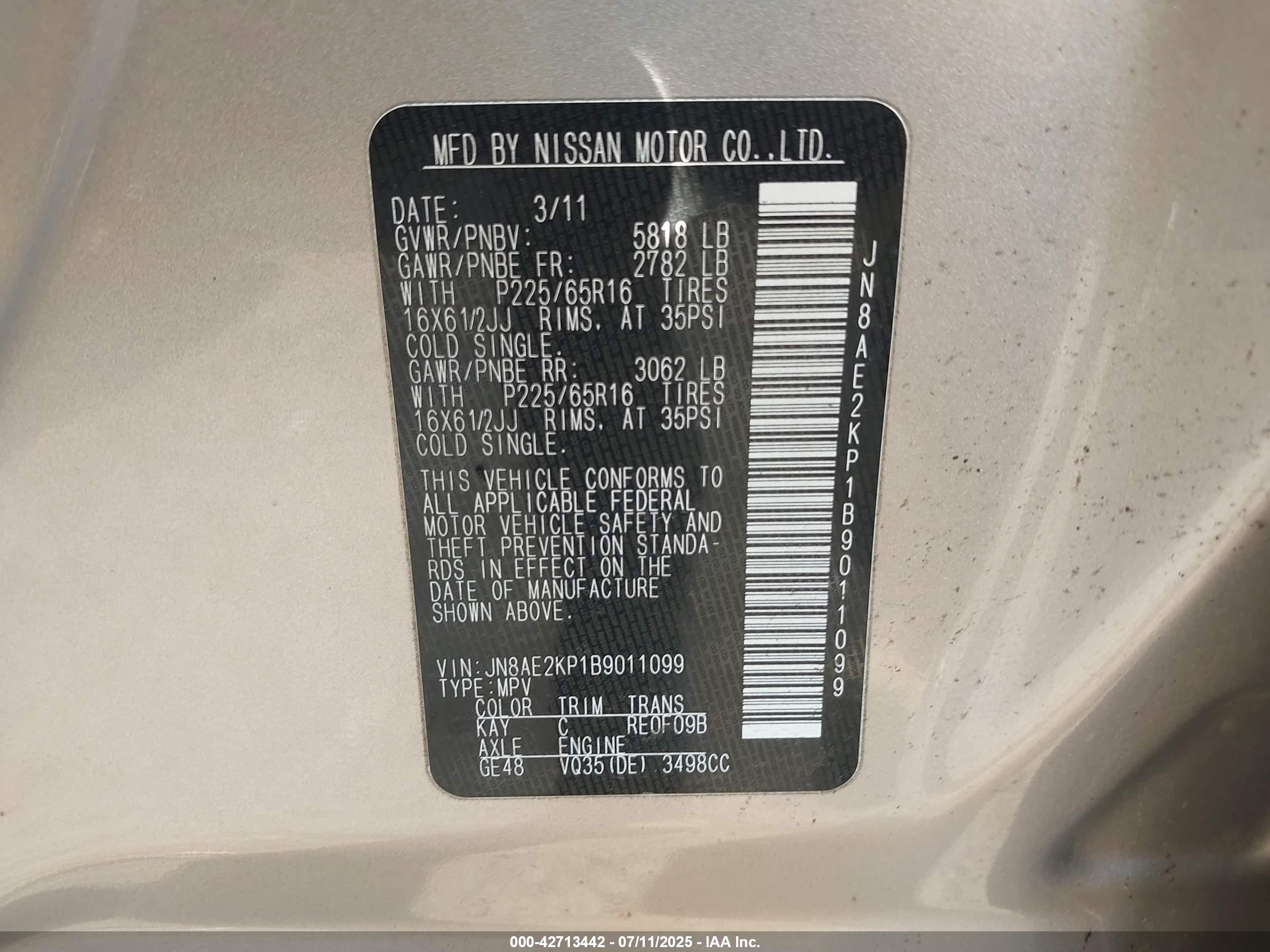 NISSAN QUEST image 9