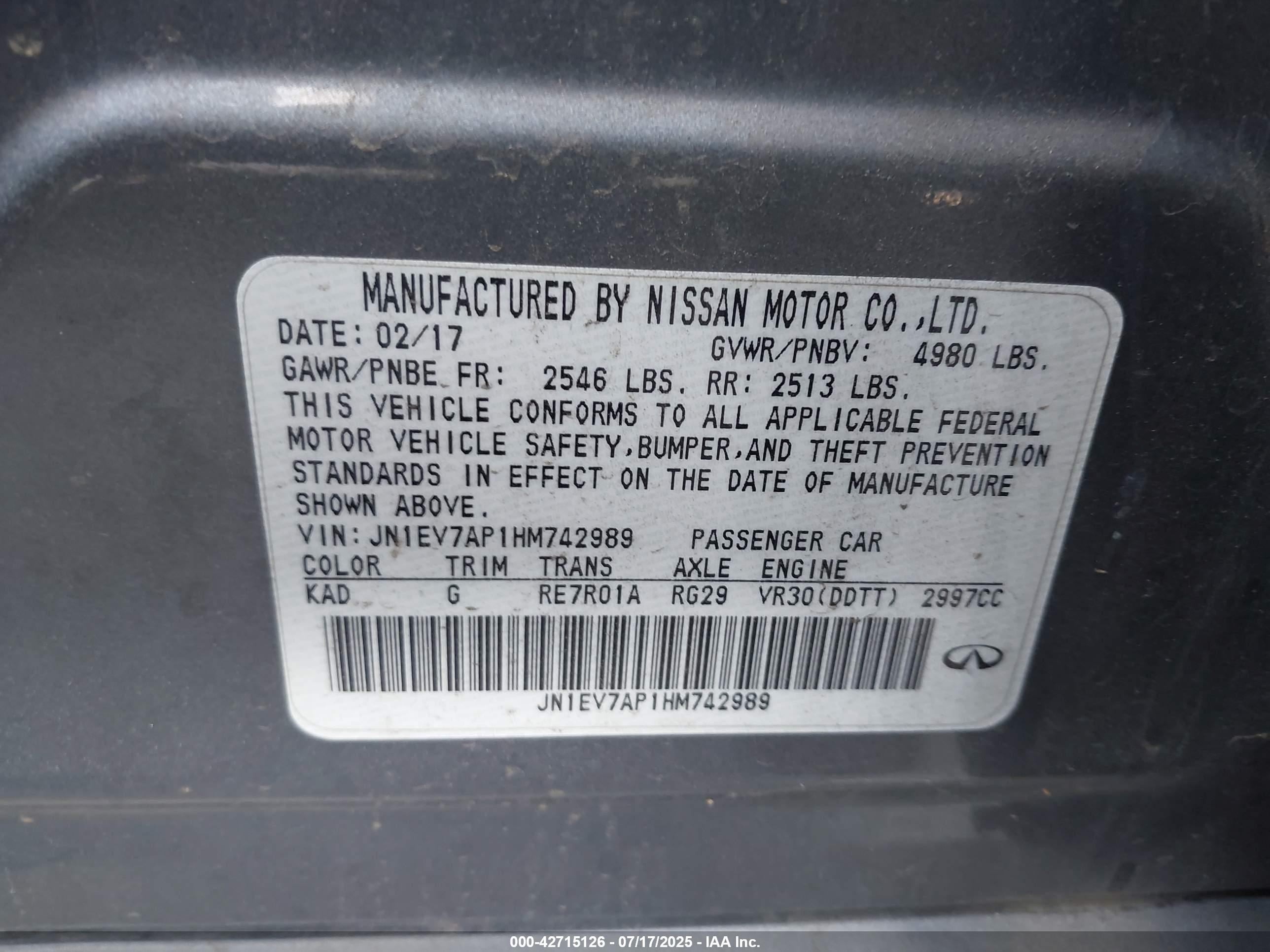 INFINITI Q50 image 9