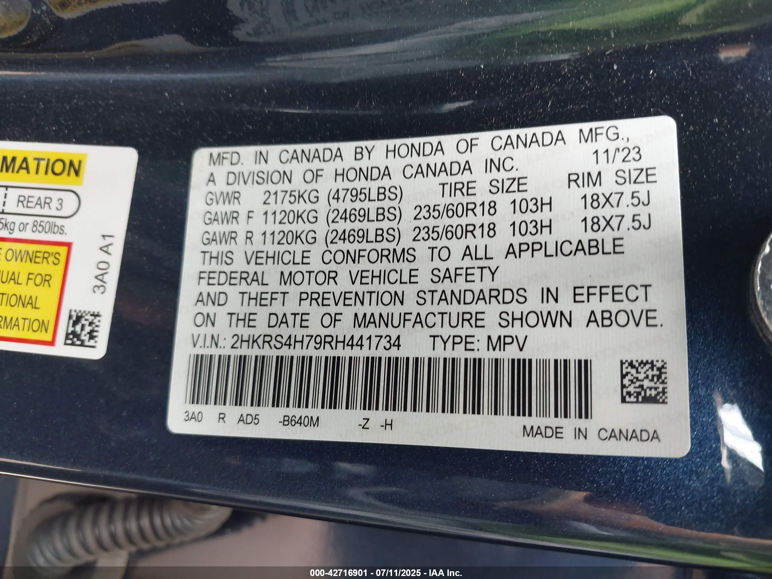 HONDA CR-V image 9