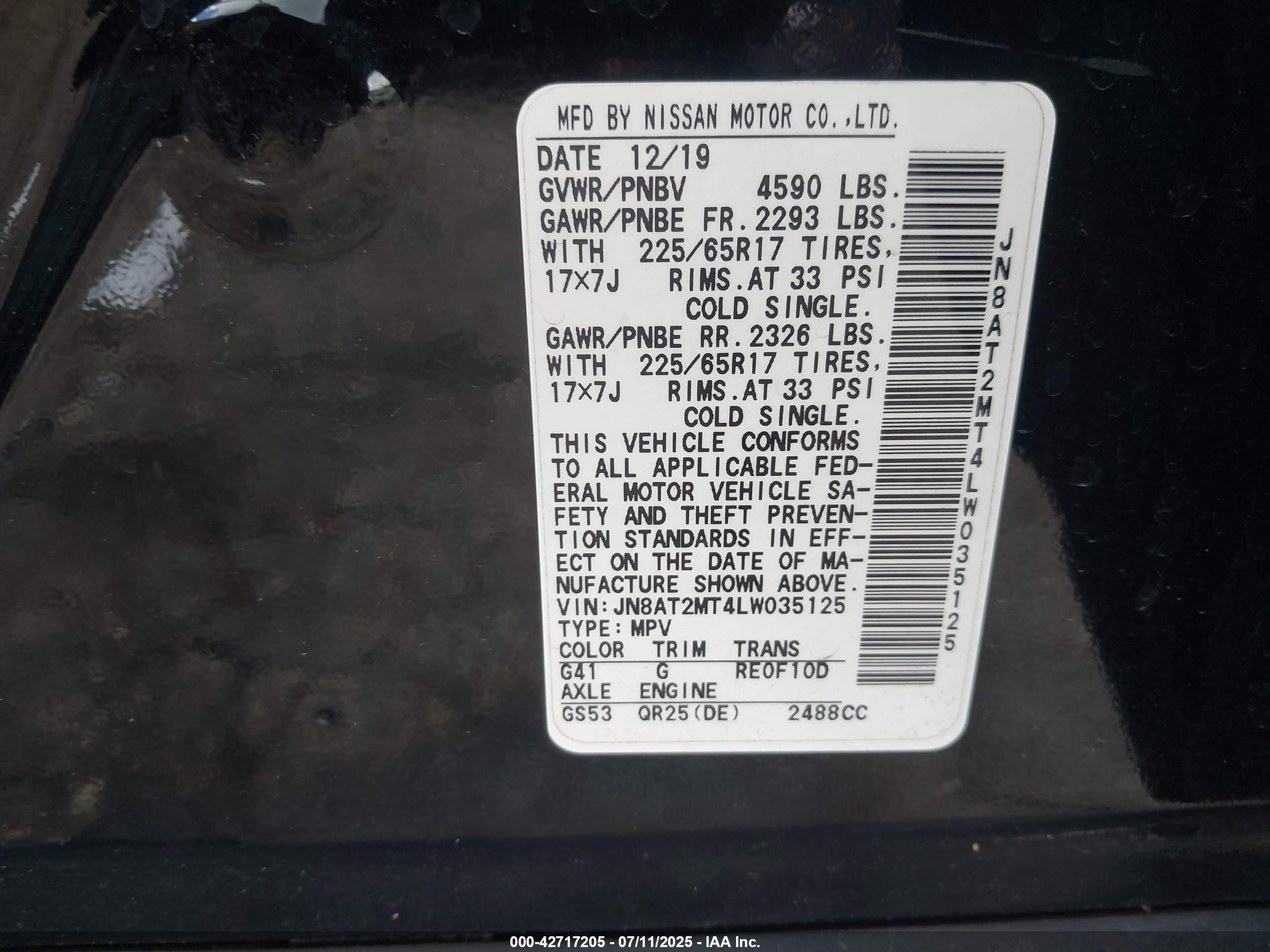 NISSAN ROGUE image 9