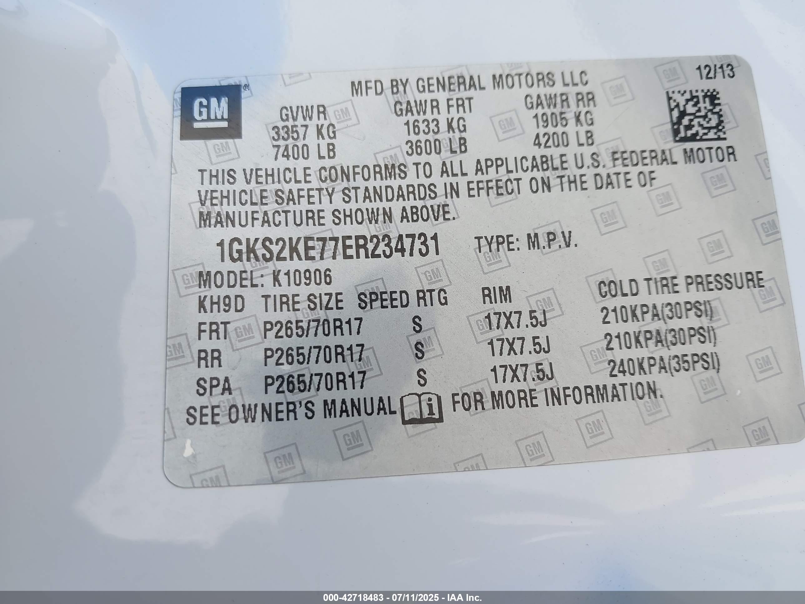 GMC YUKON image 9