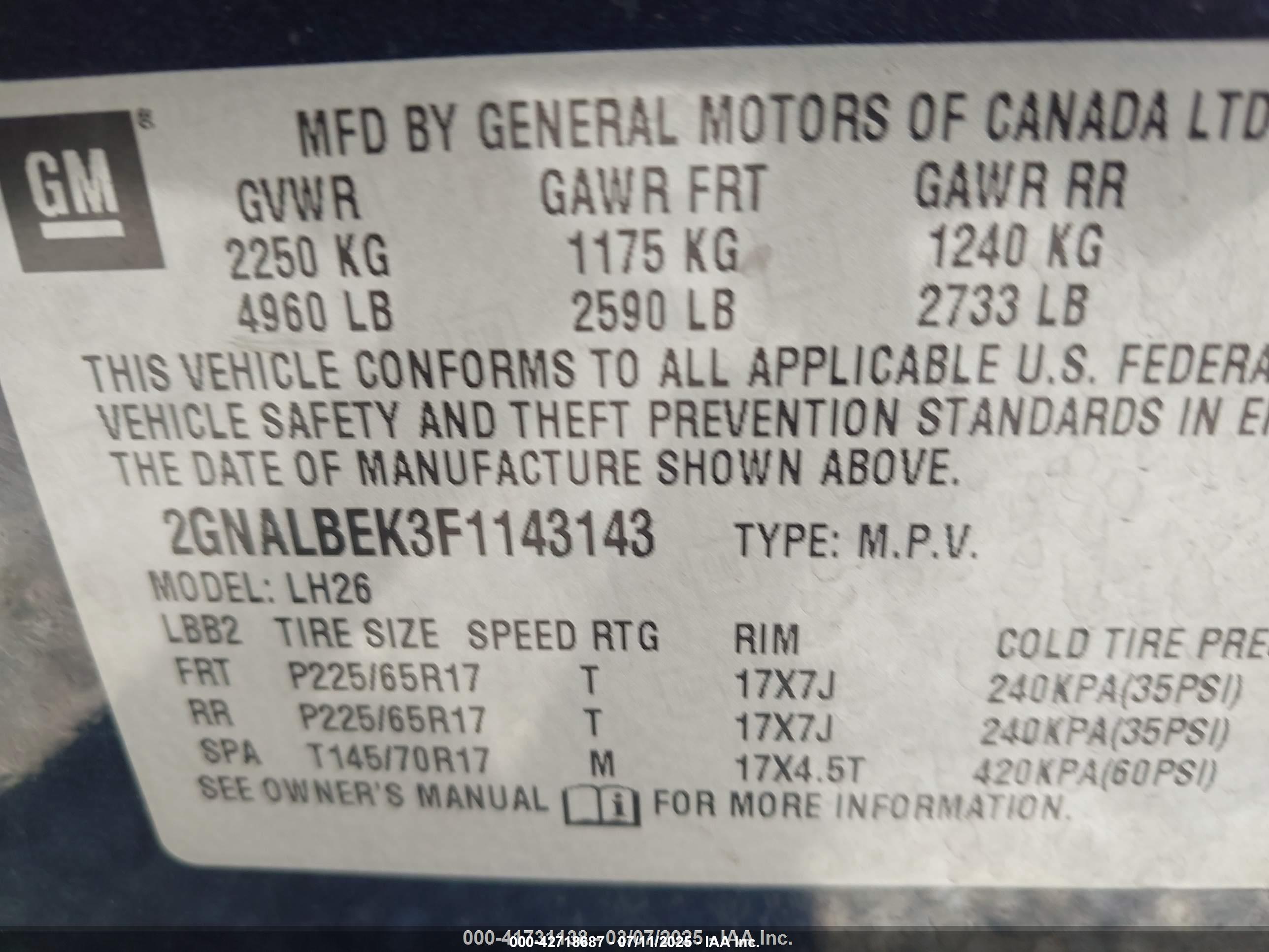 CHEVROLET EQUINOX image 9