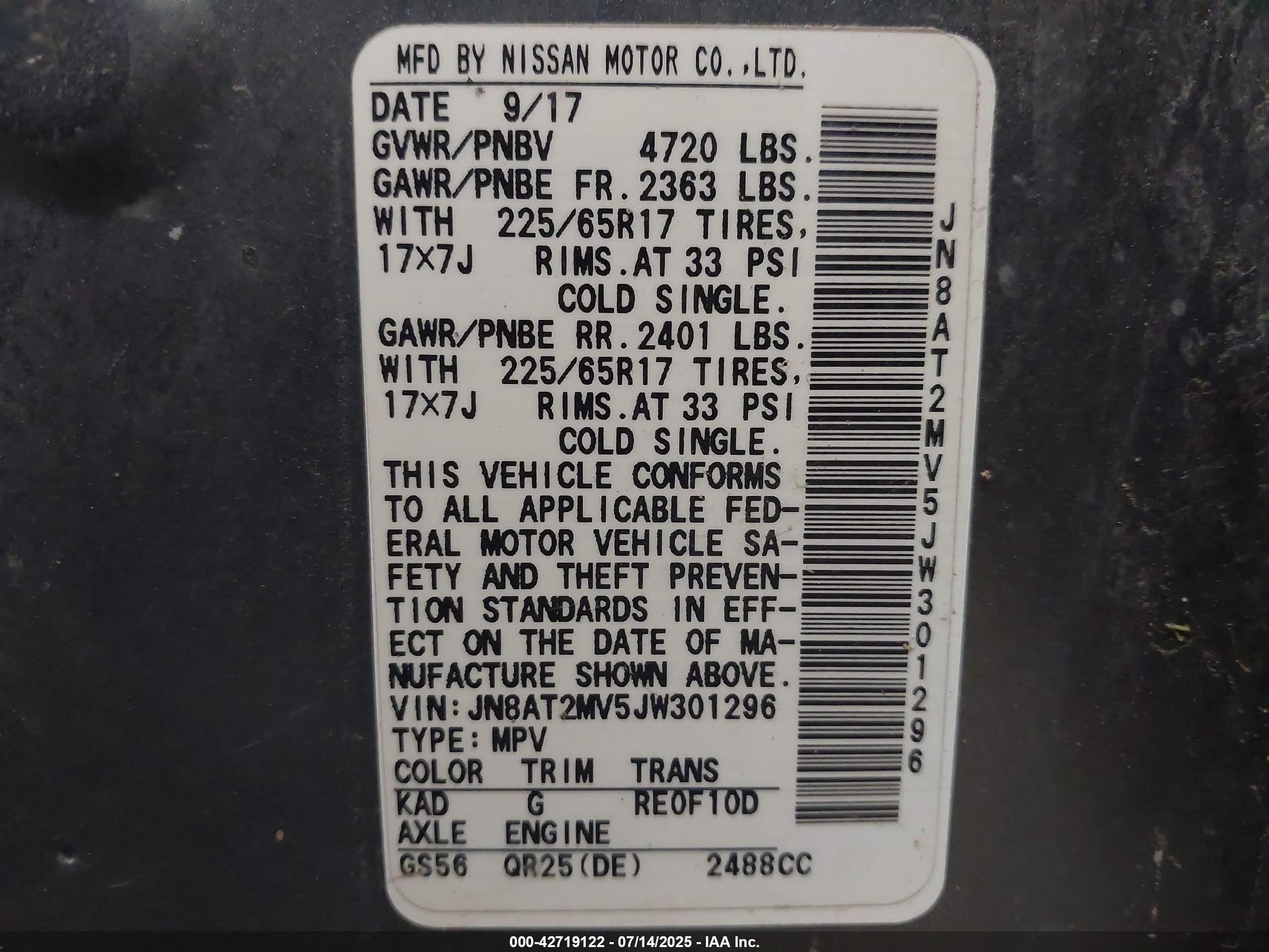 NISSAN ROGUE image 9