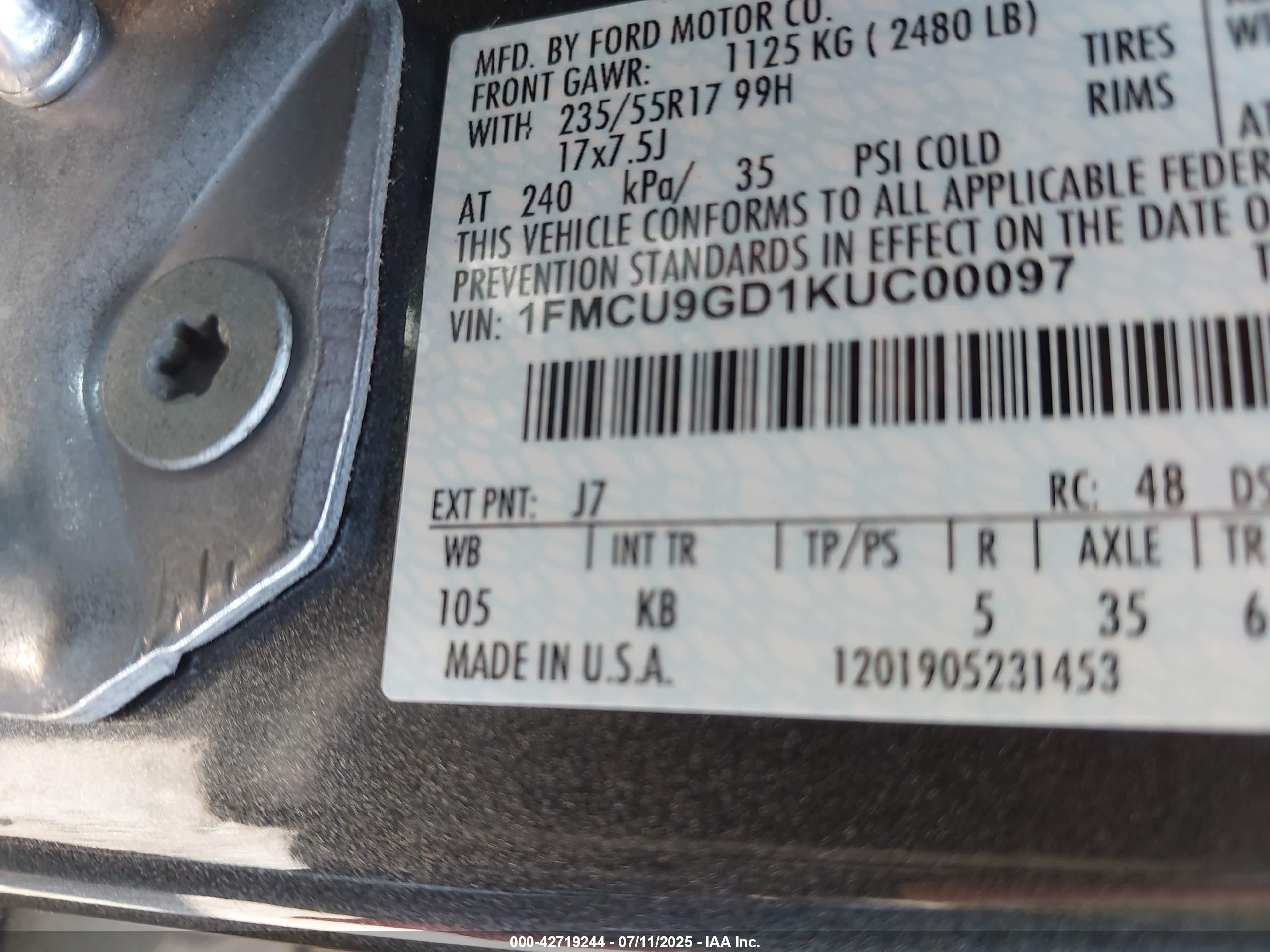 FORD ESCAPE image 9