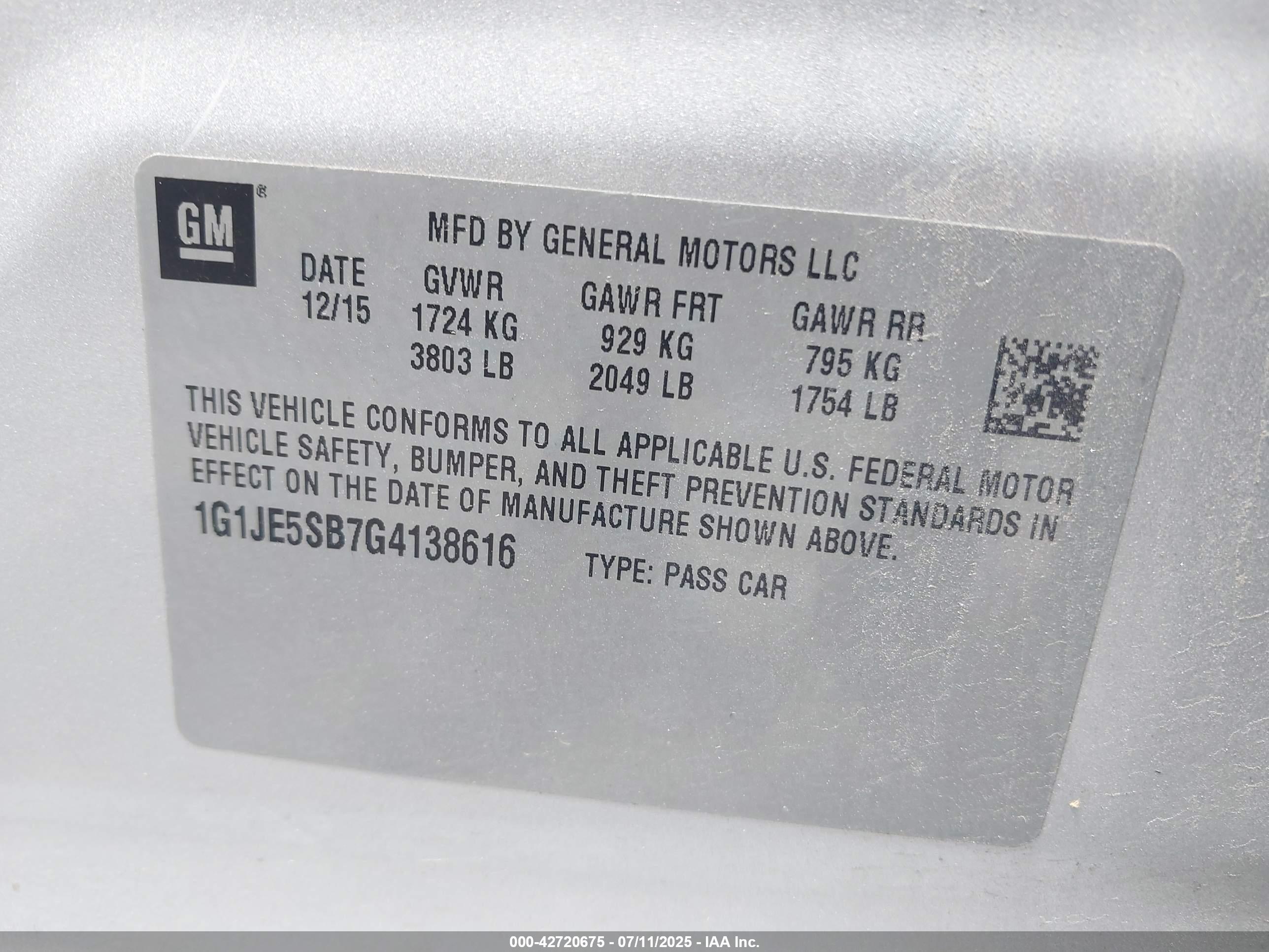 CHEVROLET SONIC image 9