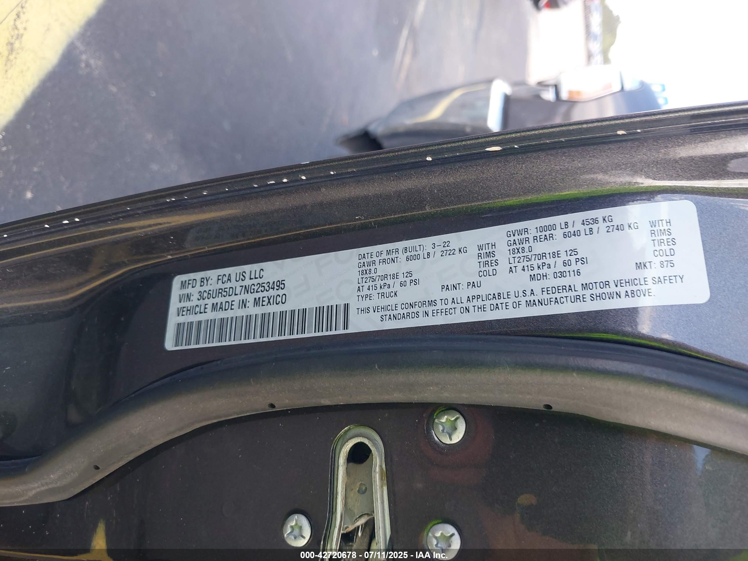 RAM 2500 image 9