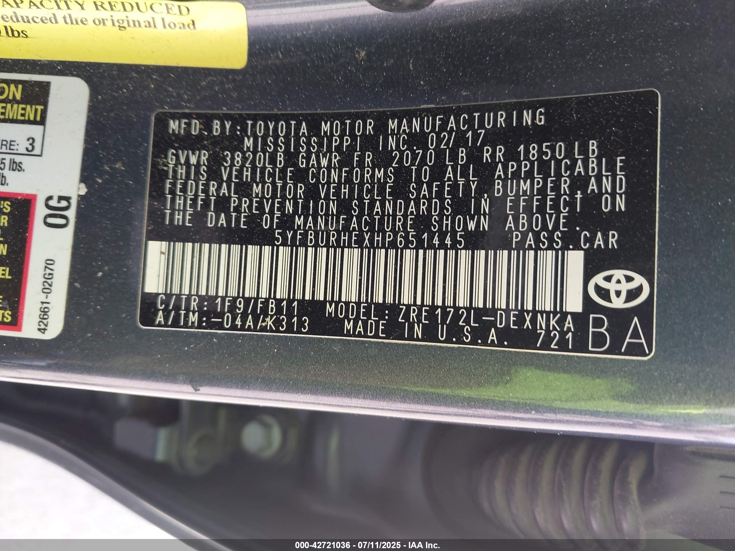 TOYOTA COROLLA image 9