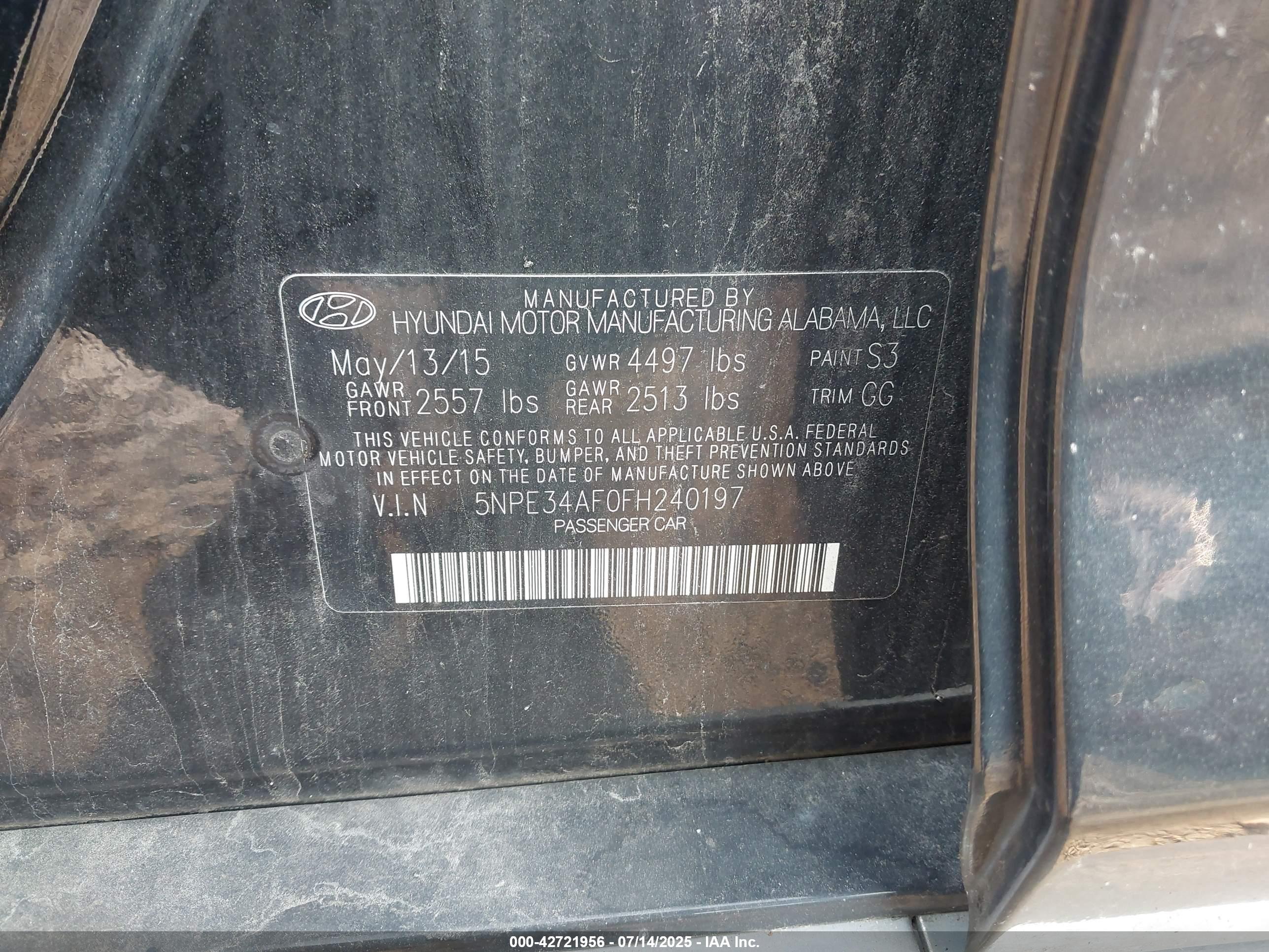 HYUNDAI SONATA image 9