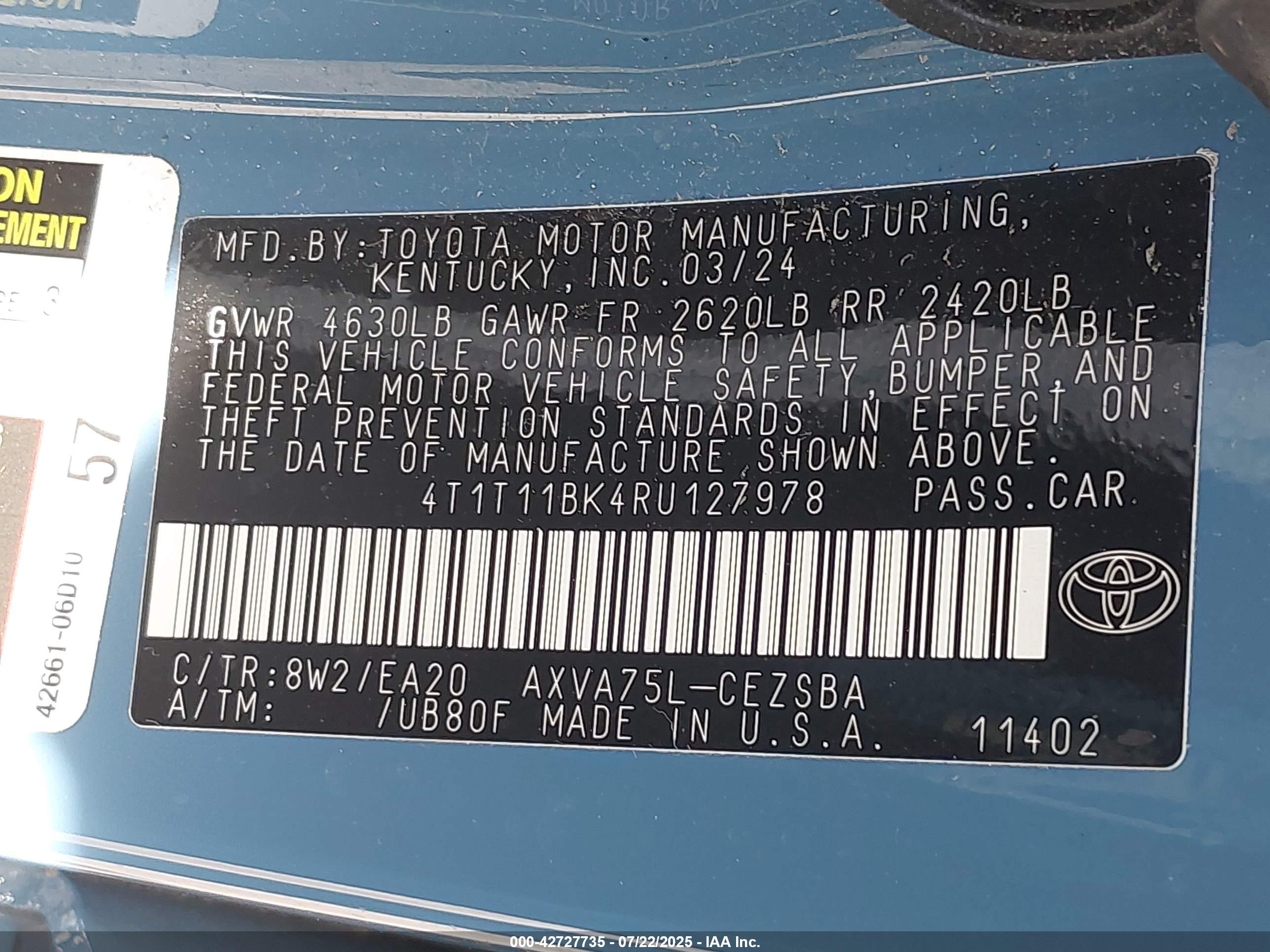 TOYOTA CAMRY image 9