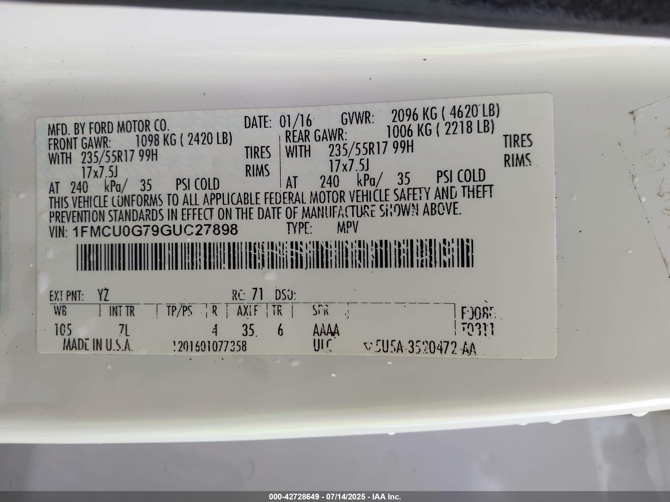 FORD ESCAPE image 9