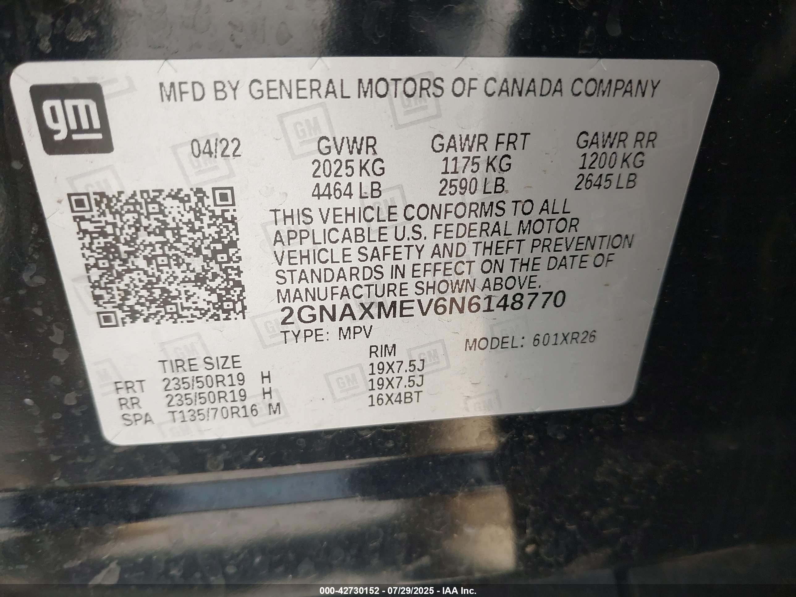 CHEVROLET EQUINOX image 9