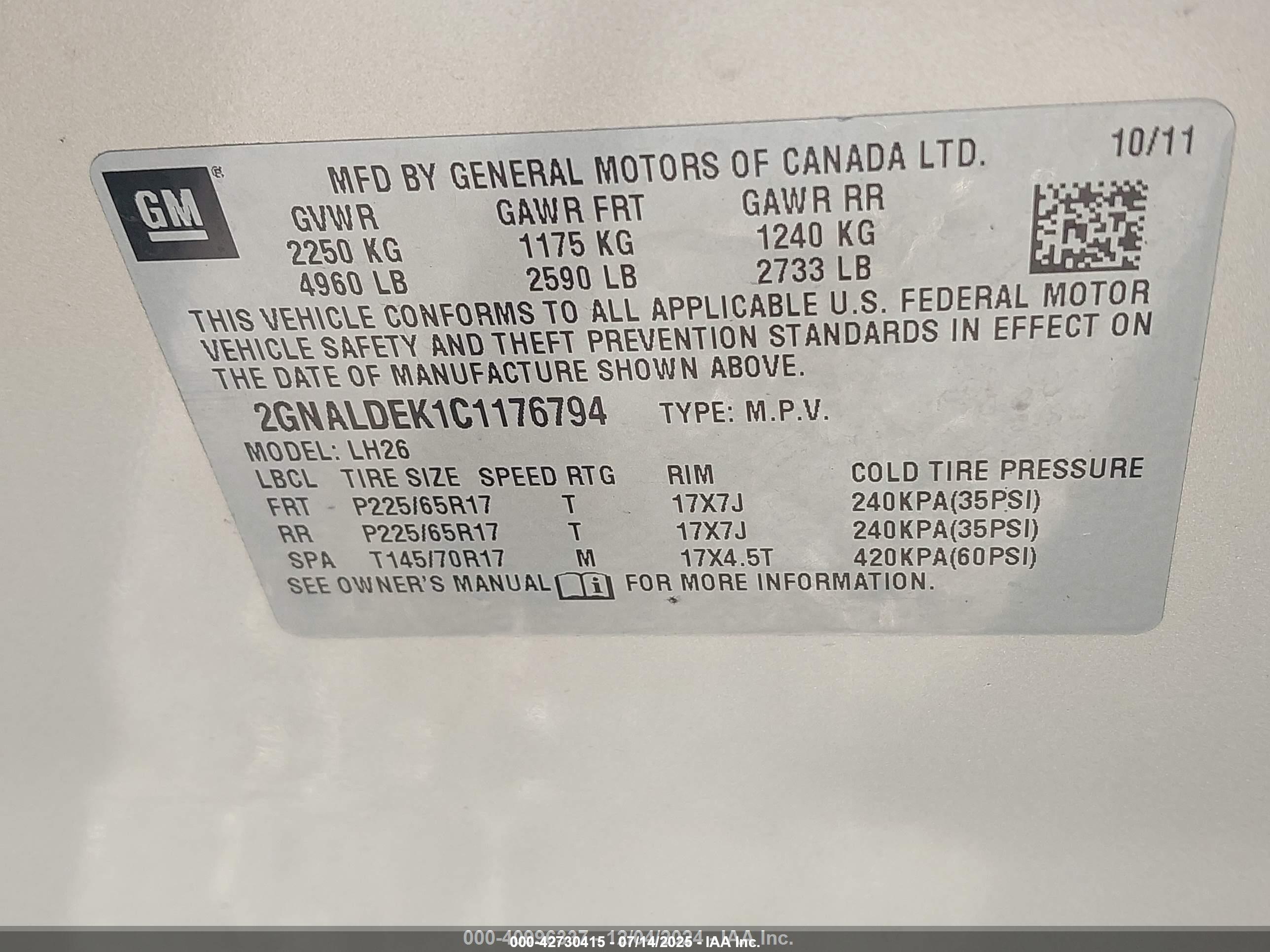 CHEVROLET EQUINOX image 9