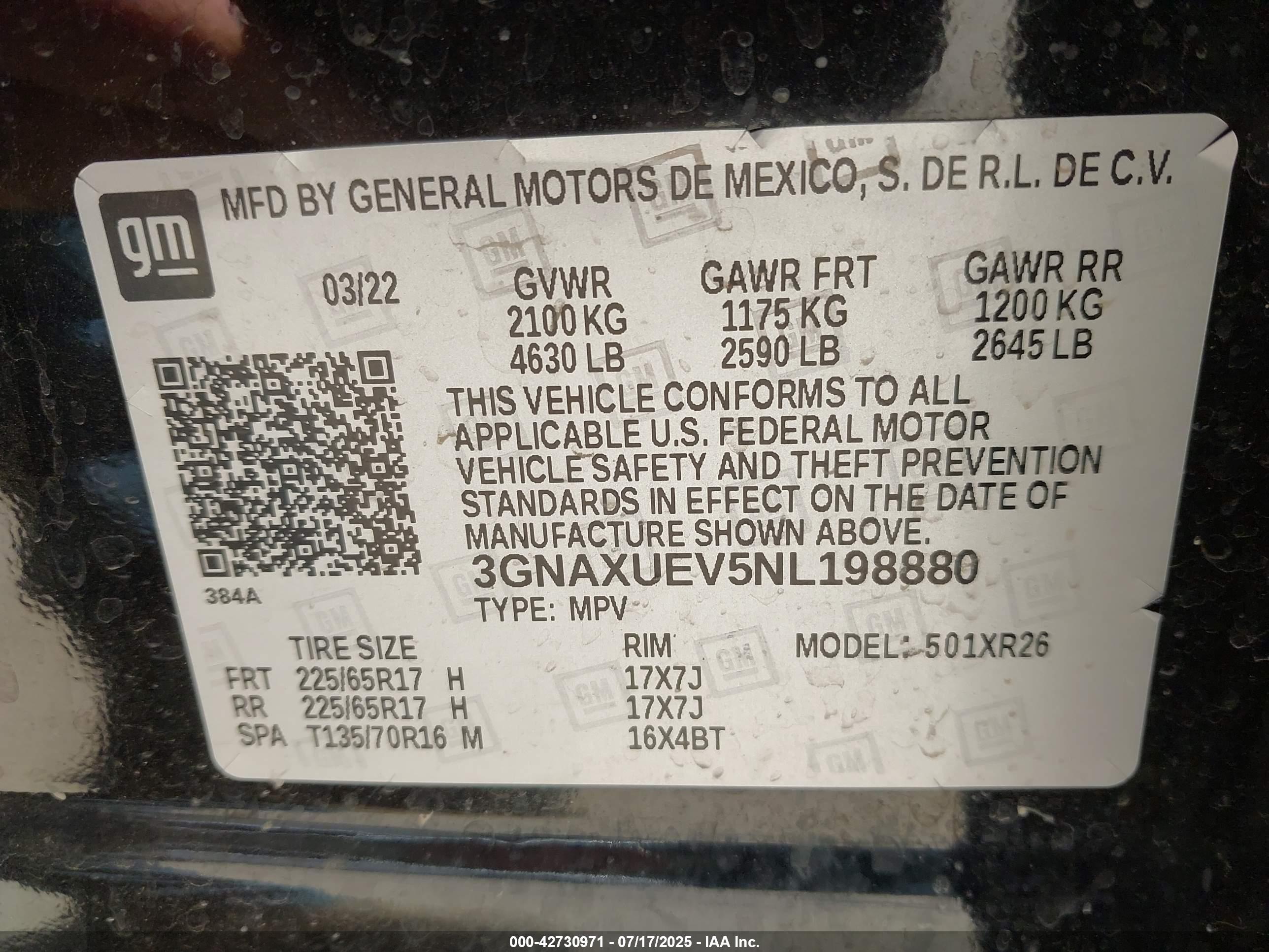 CHEVROLET EQUINOX image 9