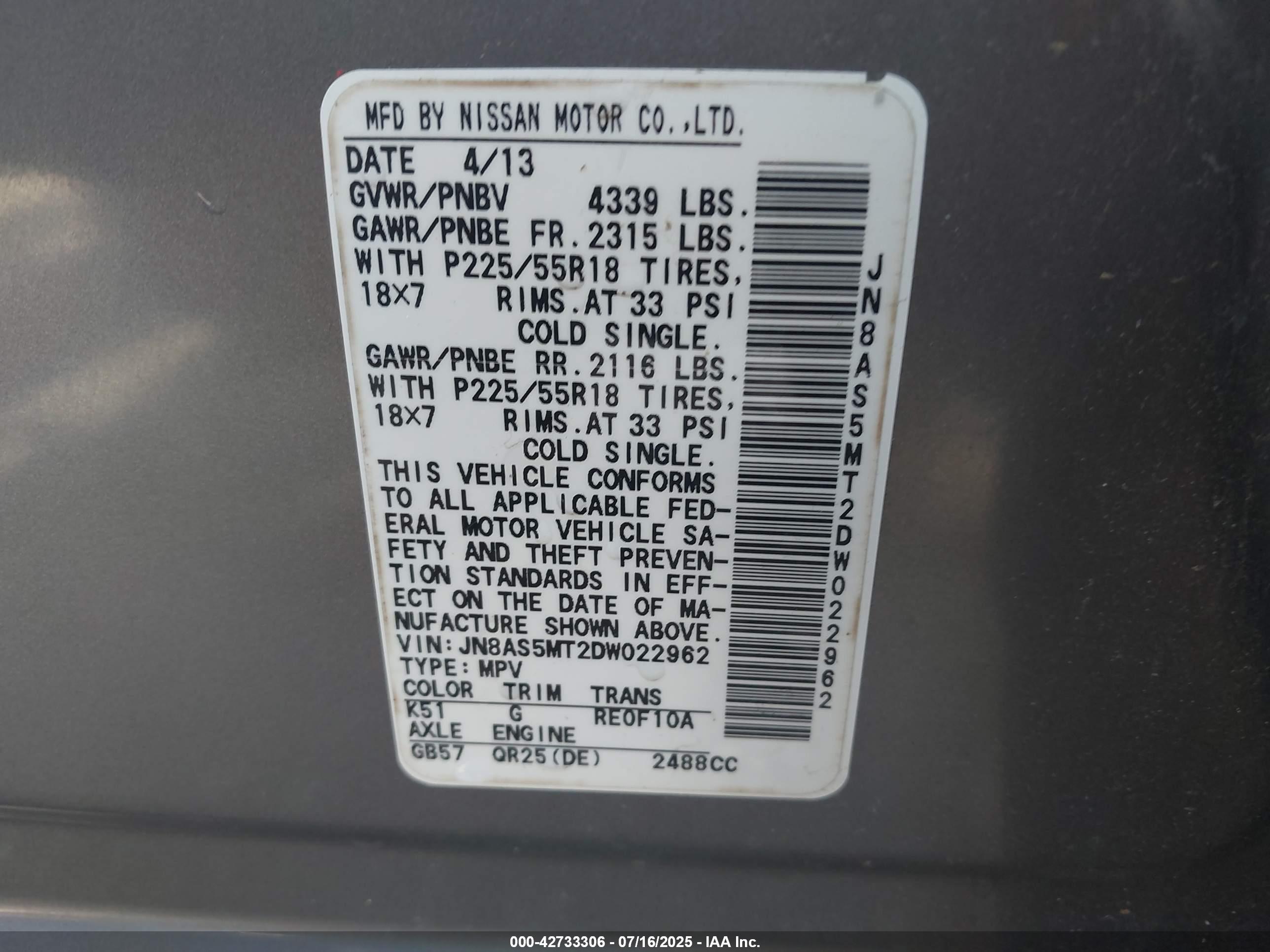NISSAN ROGUE image 9