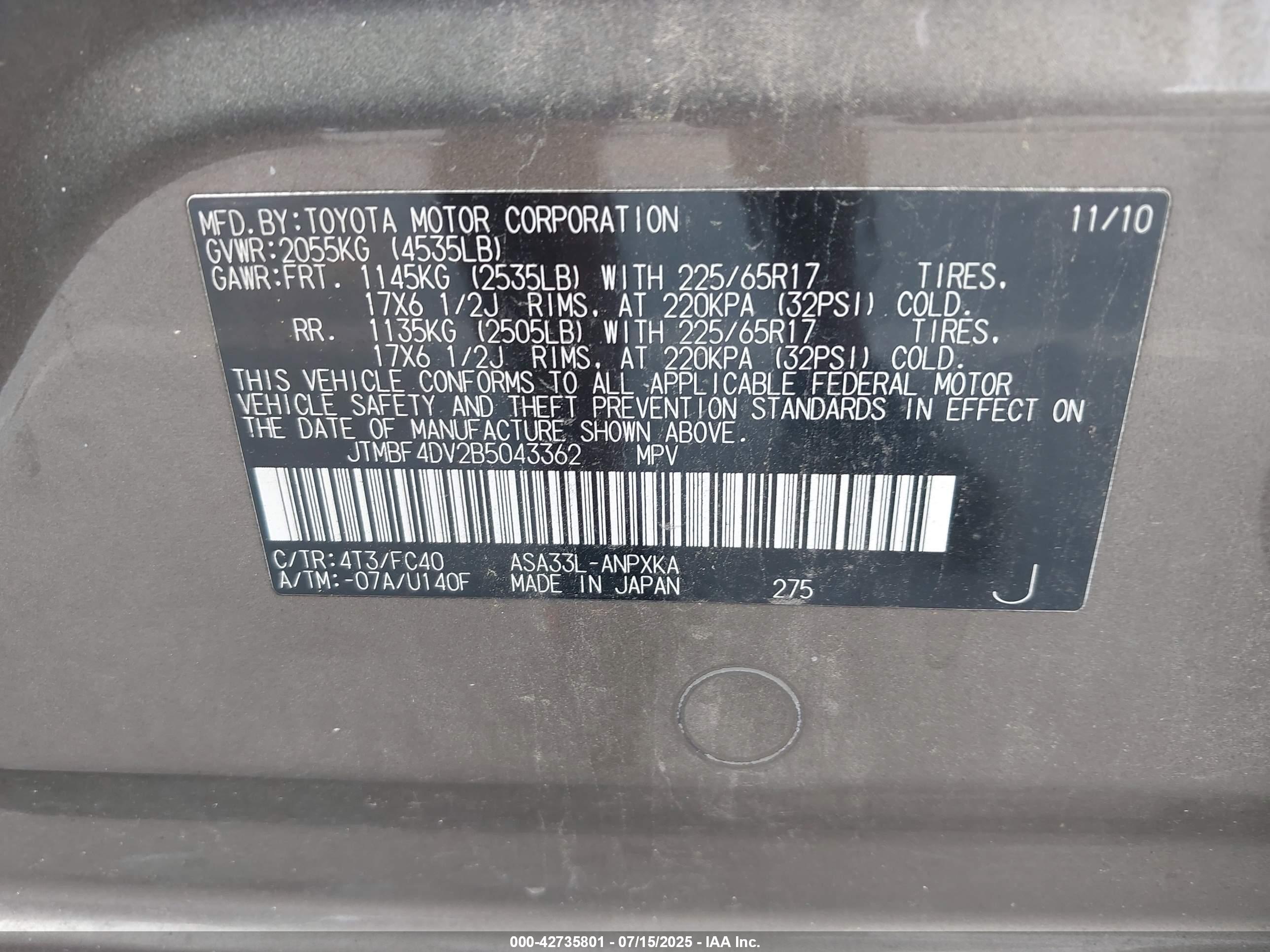 TOYOTA RAV4 image 9